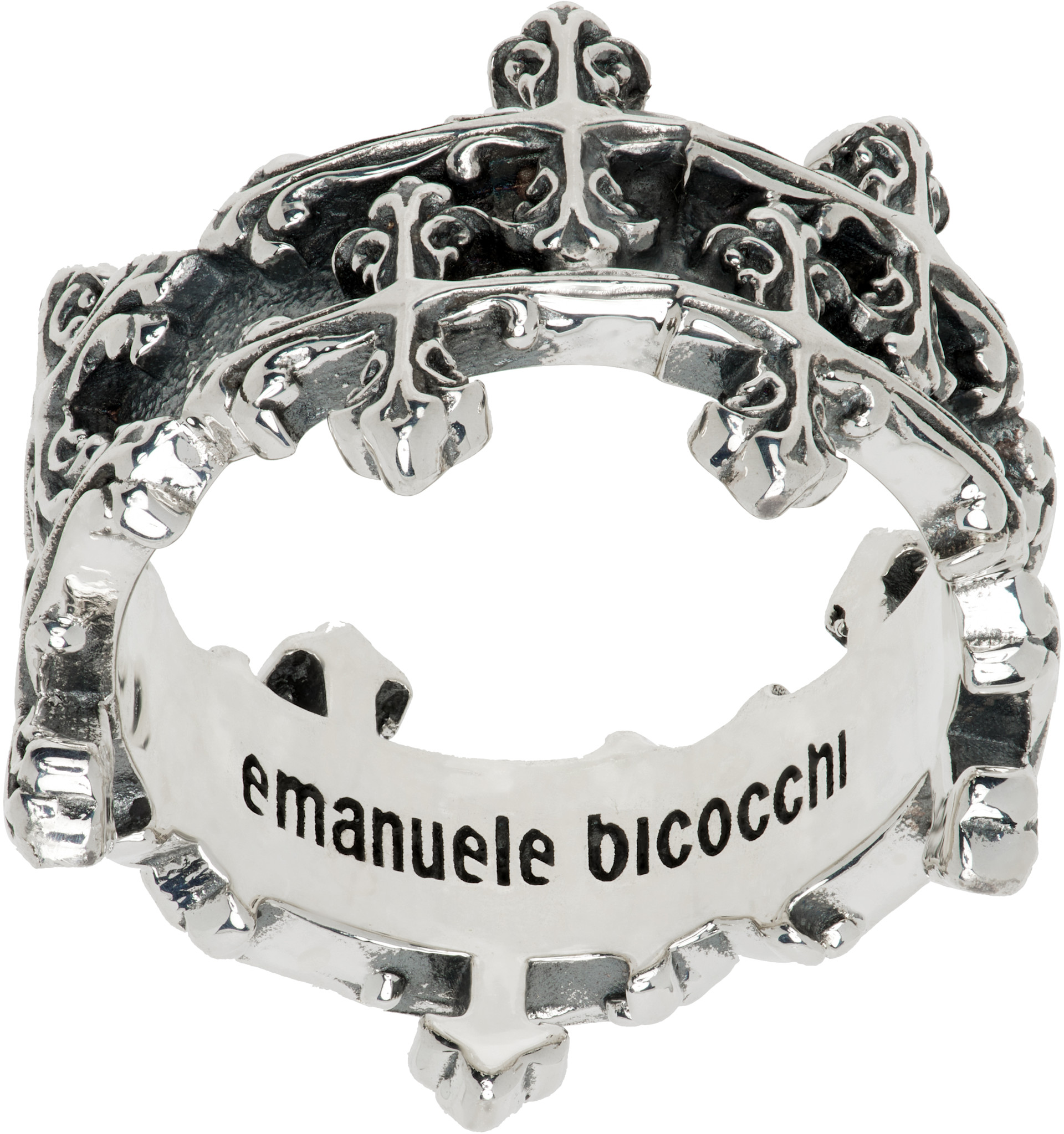 Emanuele Bicocchi - Avelli Cross Double Band Ring