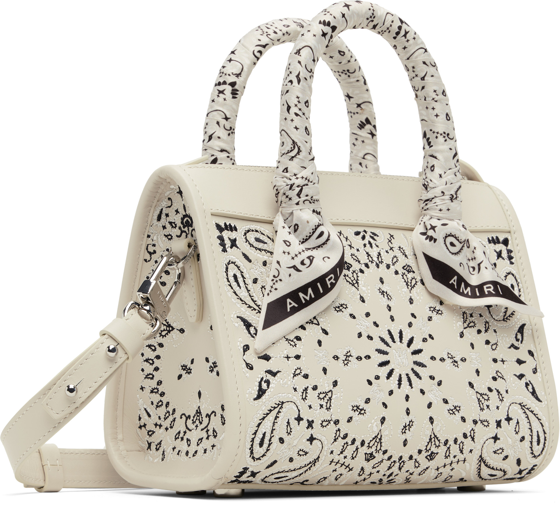 AMIRI: Off-White Bandana Micro Triangle Bag | SSENSE Bahrain