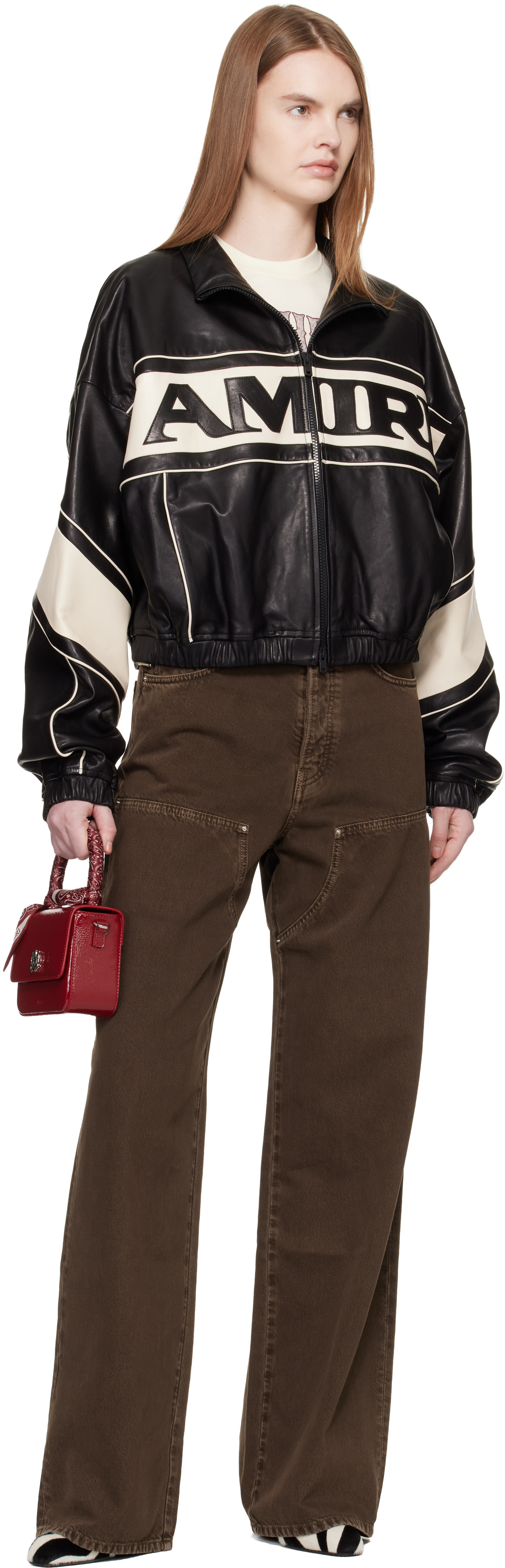 AMIRI: Brown Faded Carpenter Jeans | SSENSE