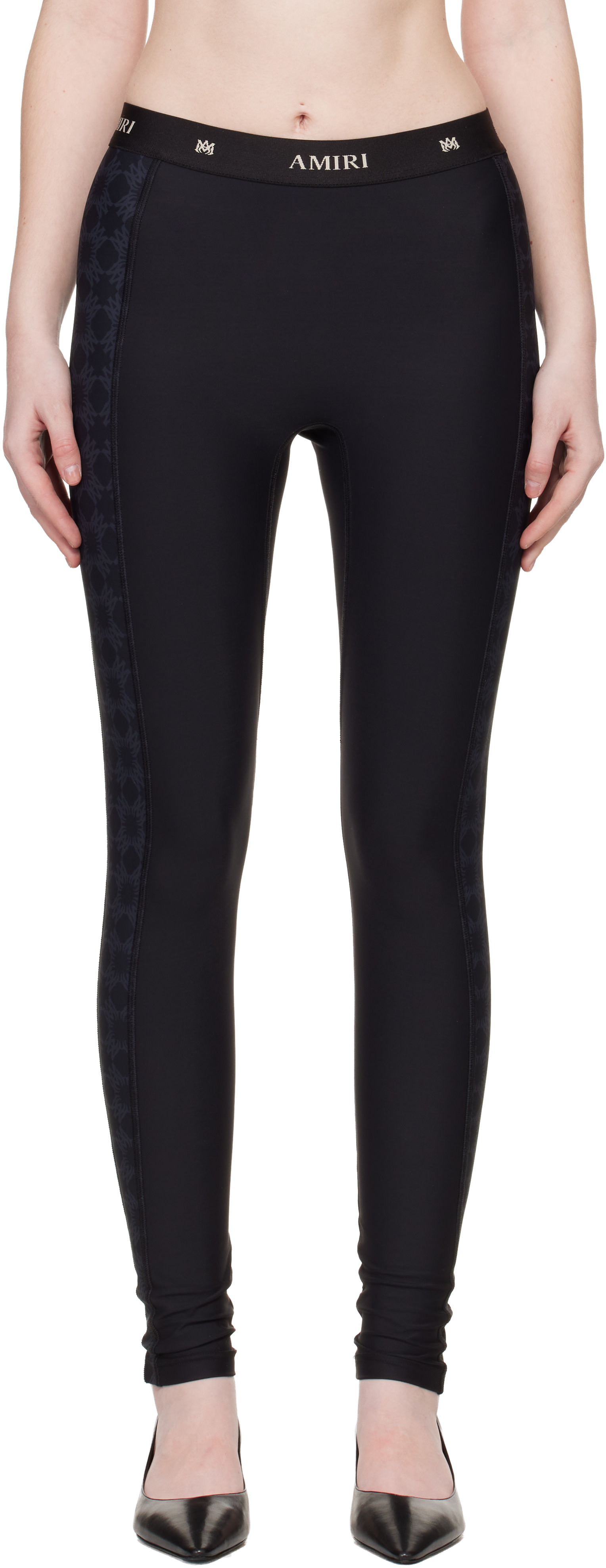 AMIRI - Legging noir à quadrigrammes