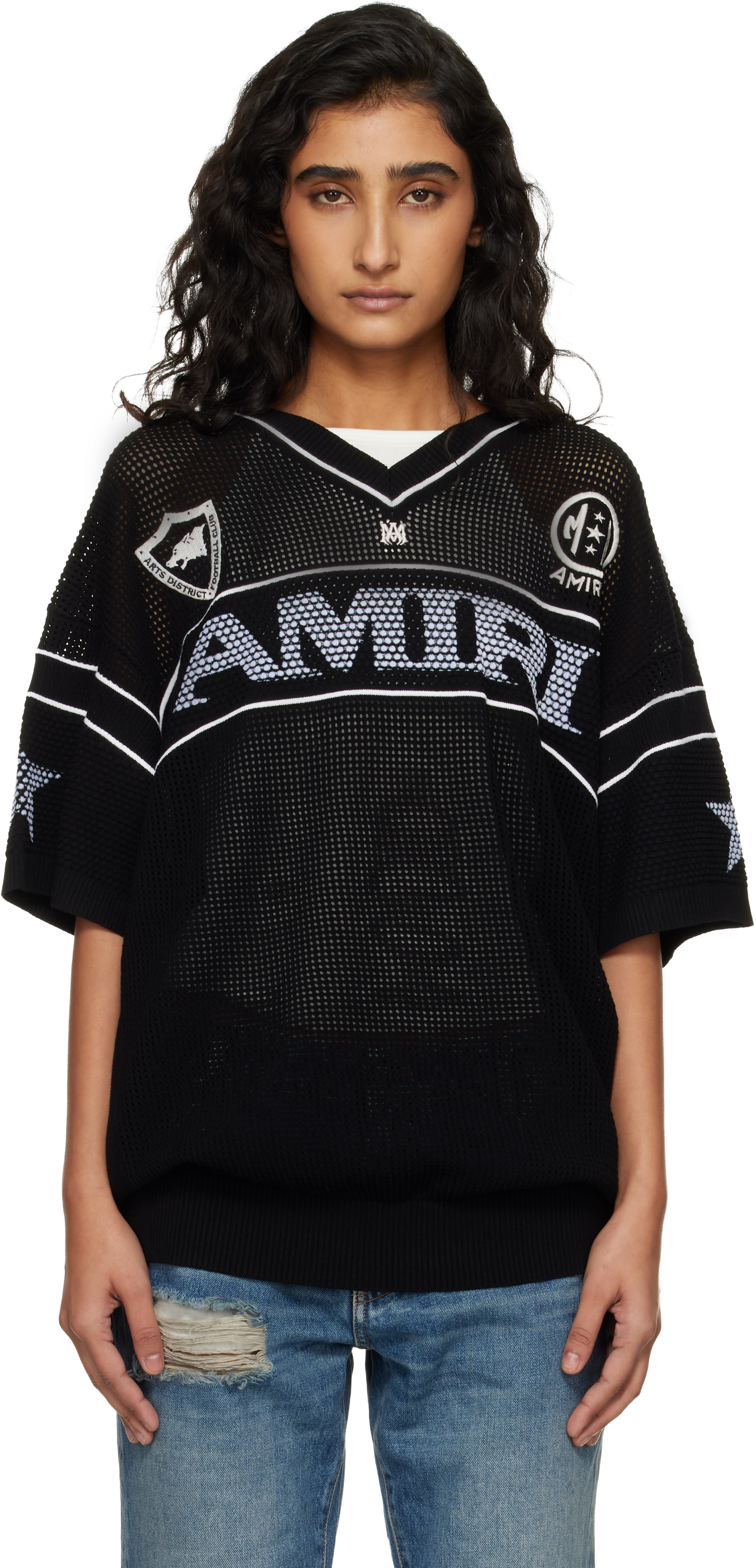 AMIRI: Black Amiri Sport T-shirt | SSENSE