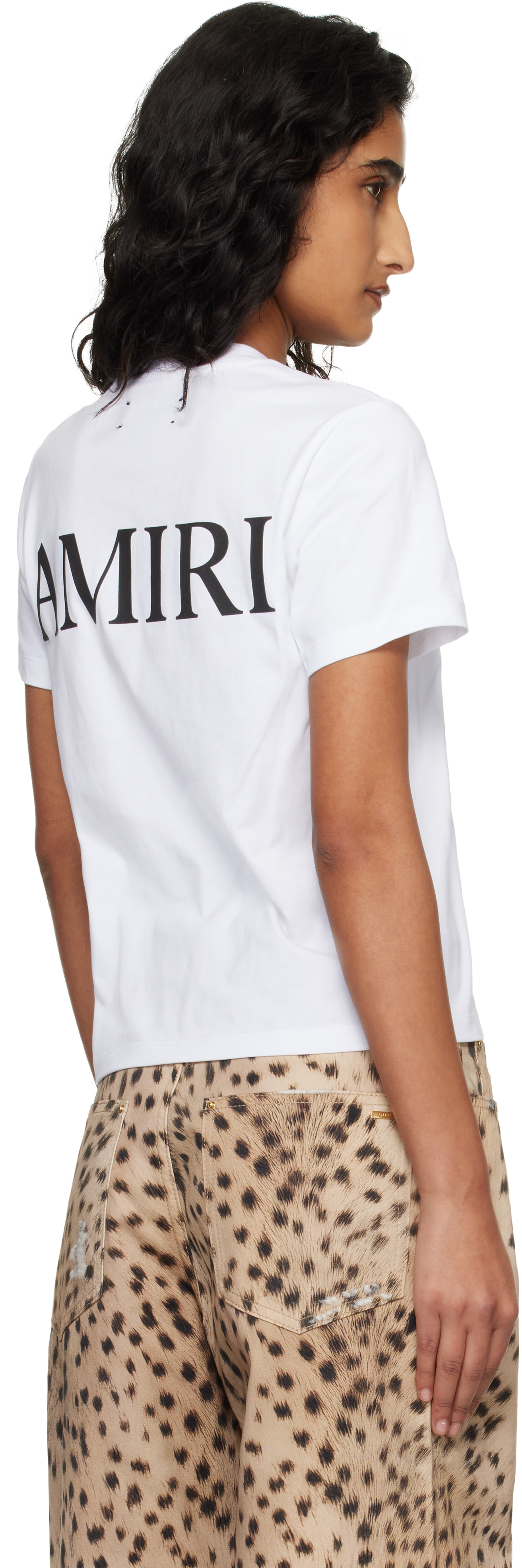 AMIRI: White MA Core Logo T-shirt | SSENSE