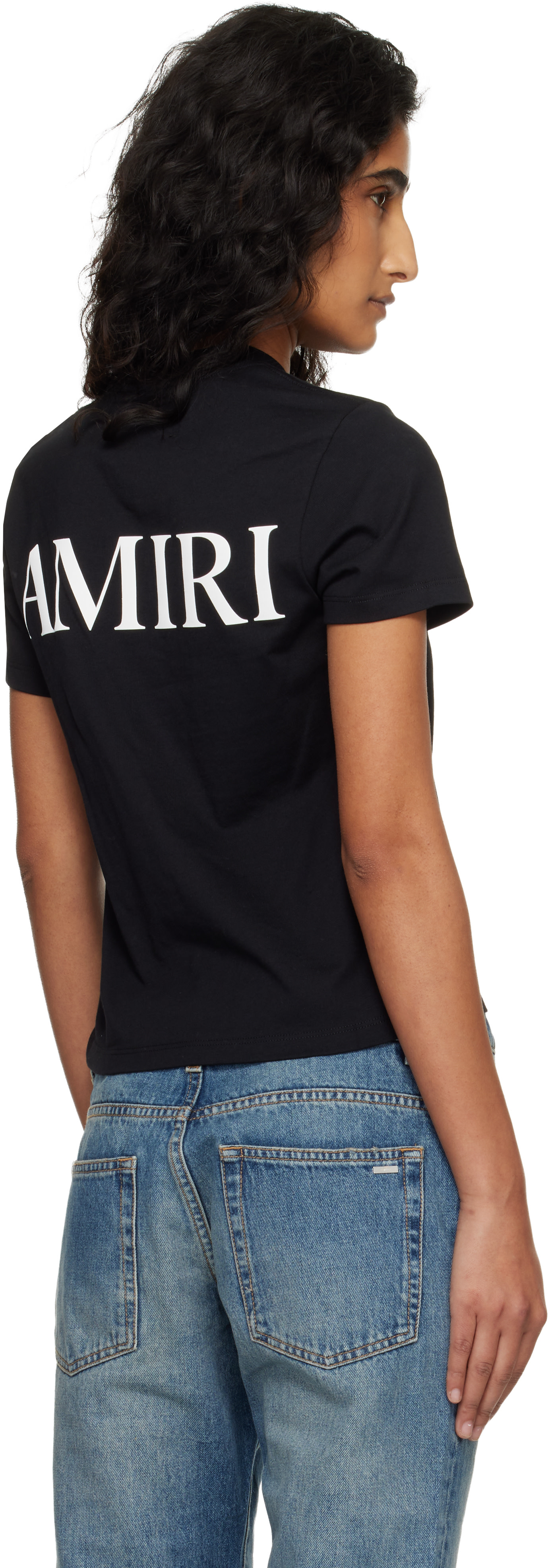 AMIRI: ブラック MA Core Logo Tシャツ | SSENSE 日本