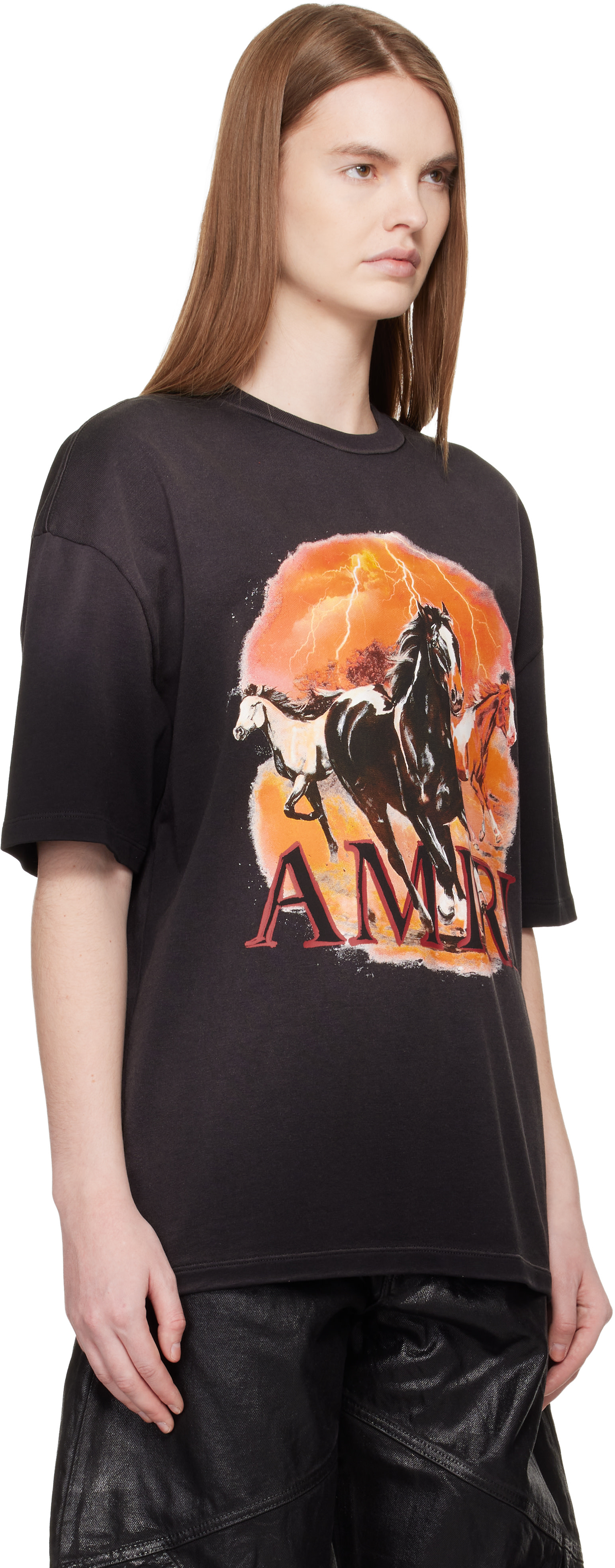 AMIRI - Black Plains Oversized T-shirt