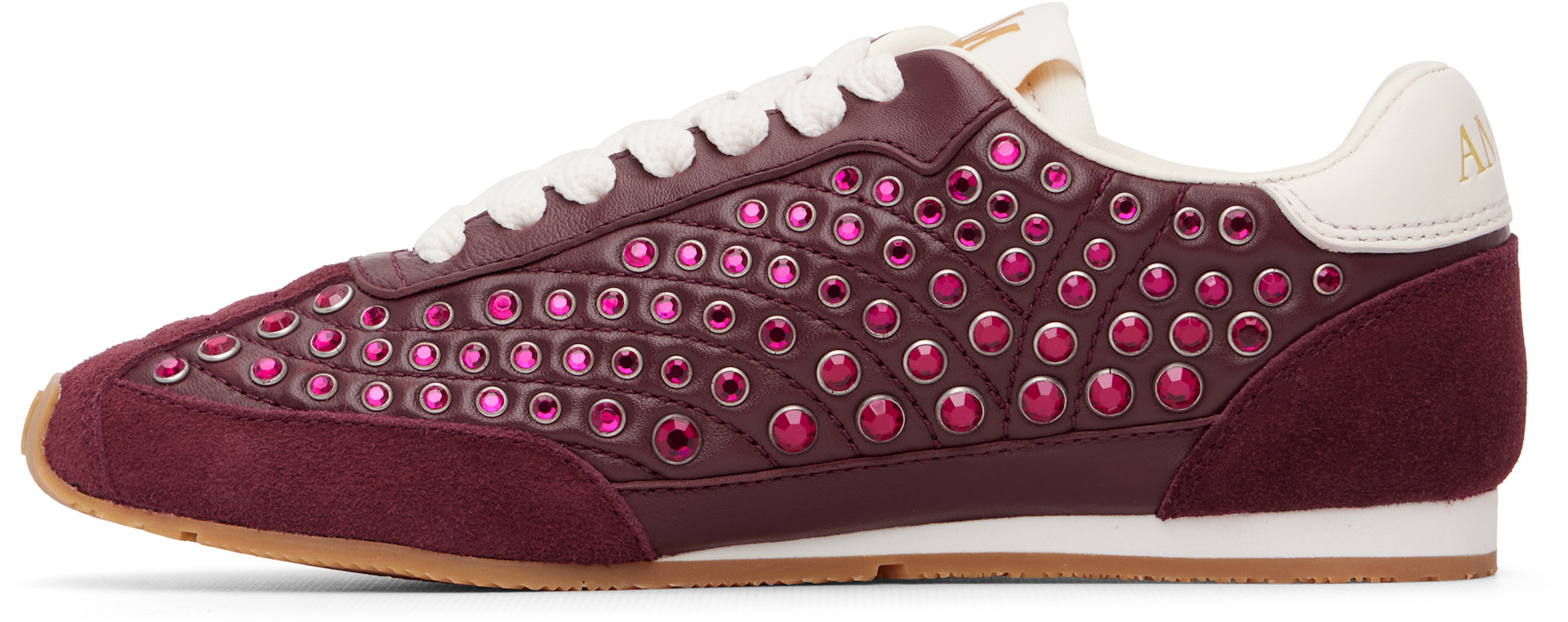 AMIRI - Baskets Pacific bourgogne à clous