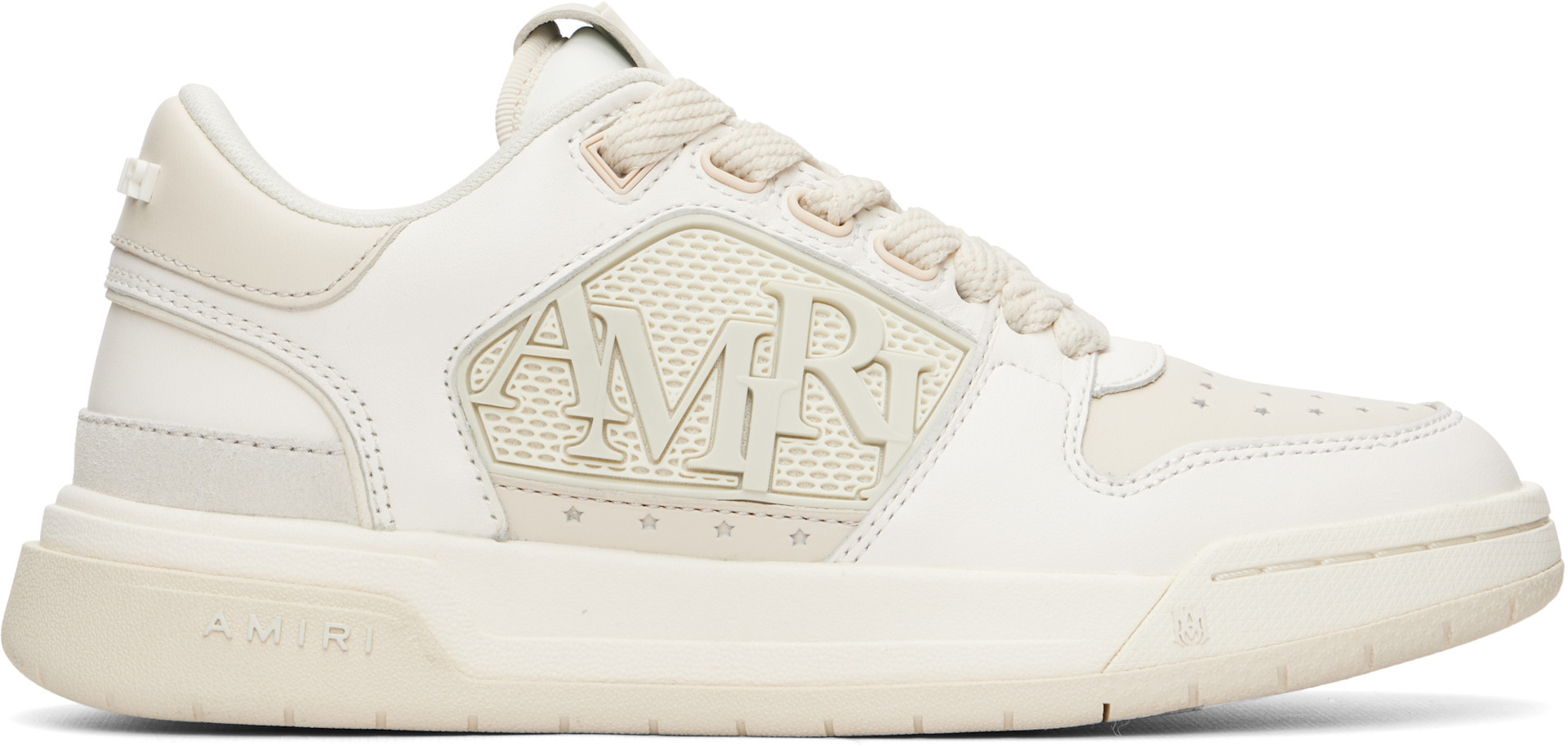 AMIRI - Baskets basses blanc et blanc cassé