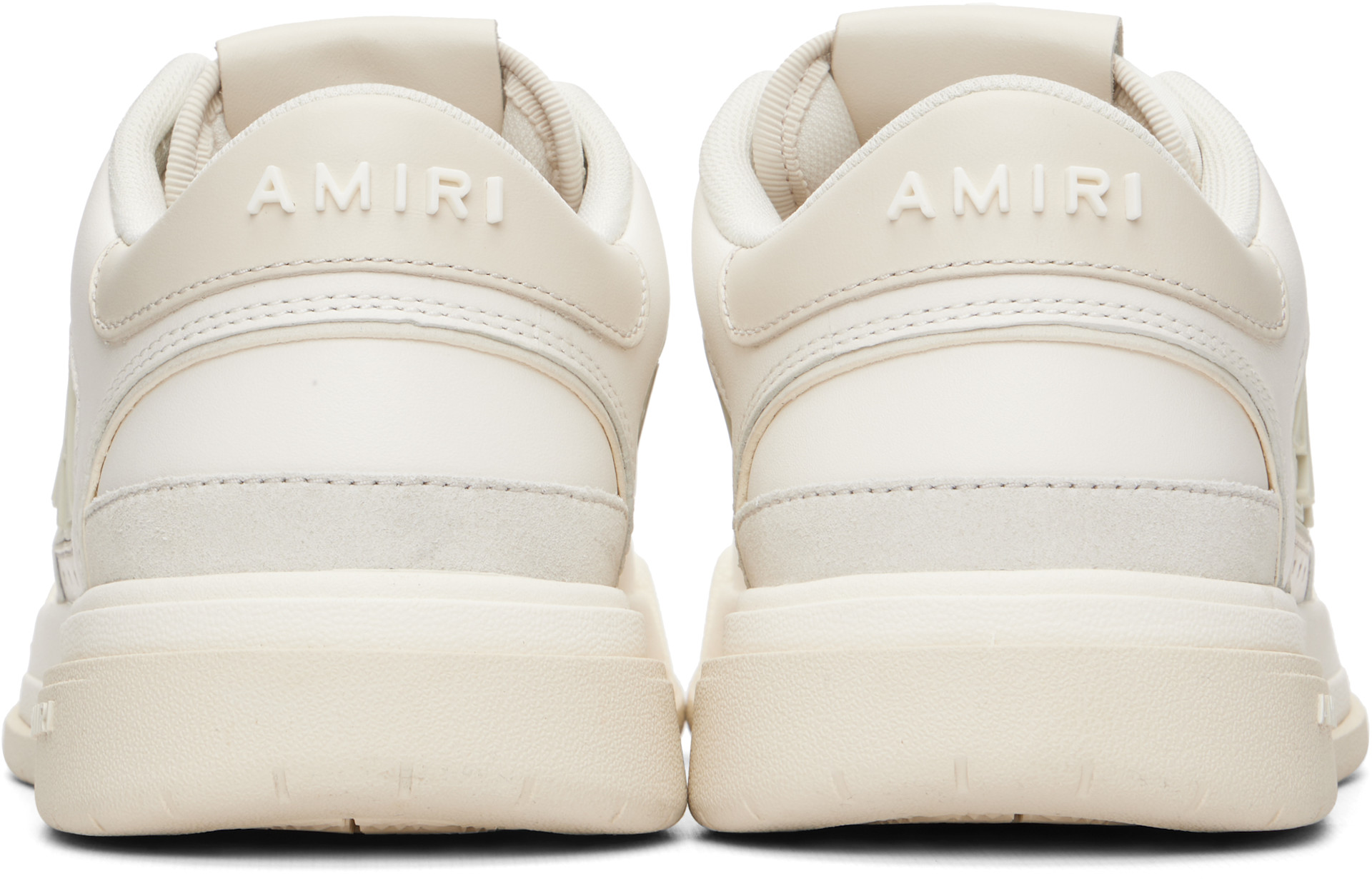 AMIRI - Baskets basses blanc et blanc cassé