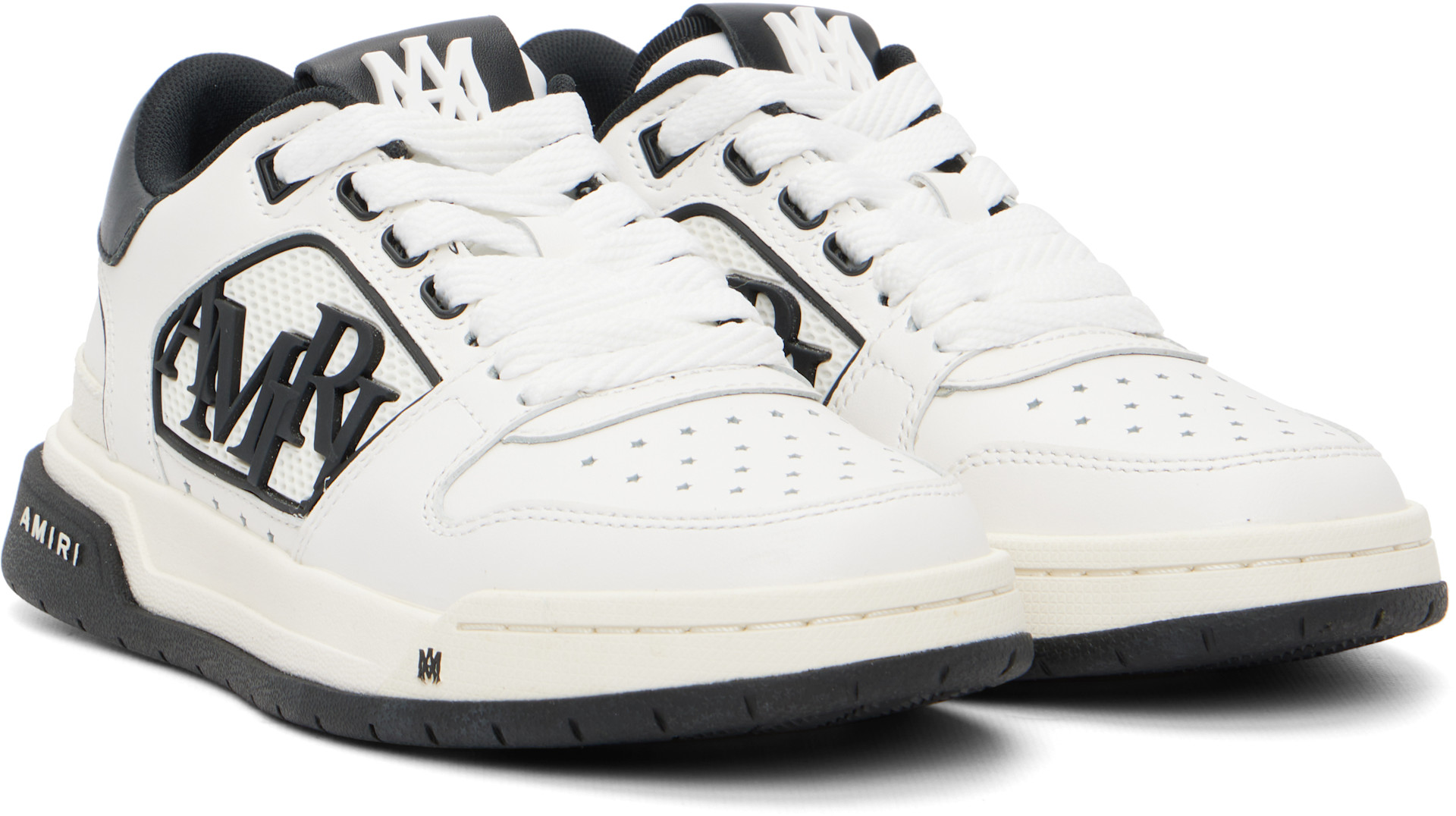 AMIRI - Baskets basses blanc et noir