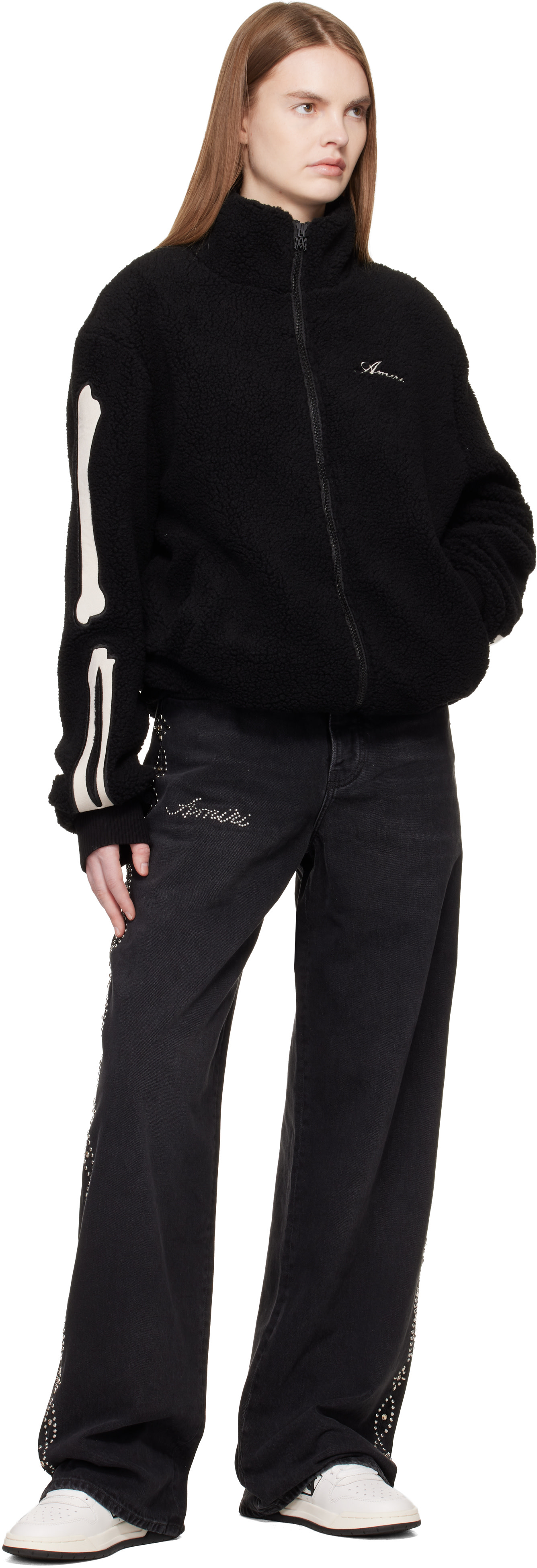 AMIRI - Baskets basses blanc et noir