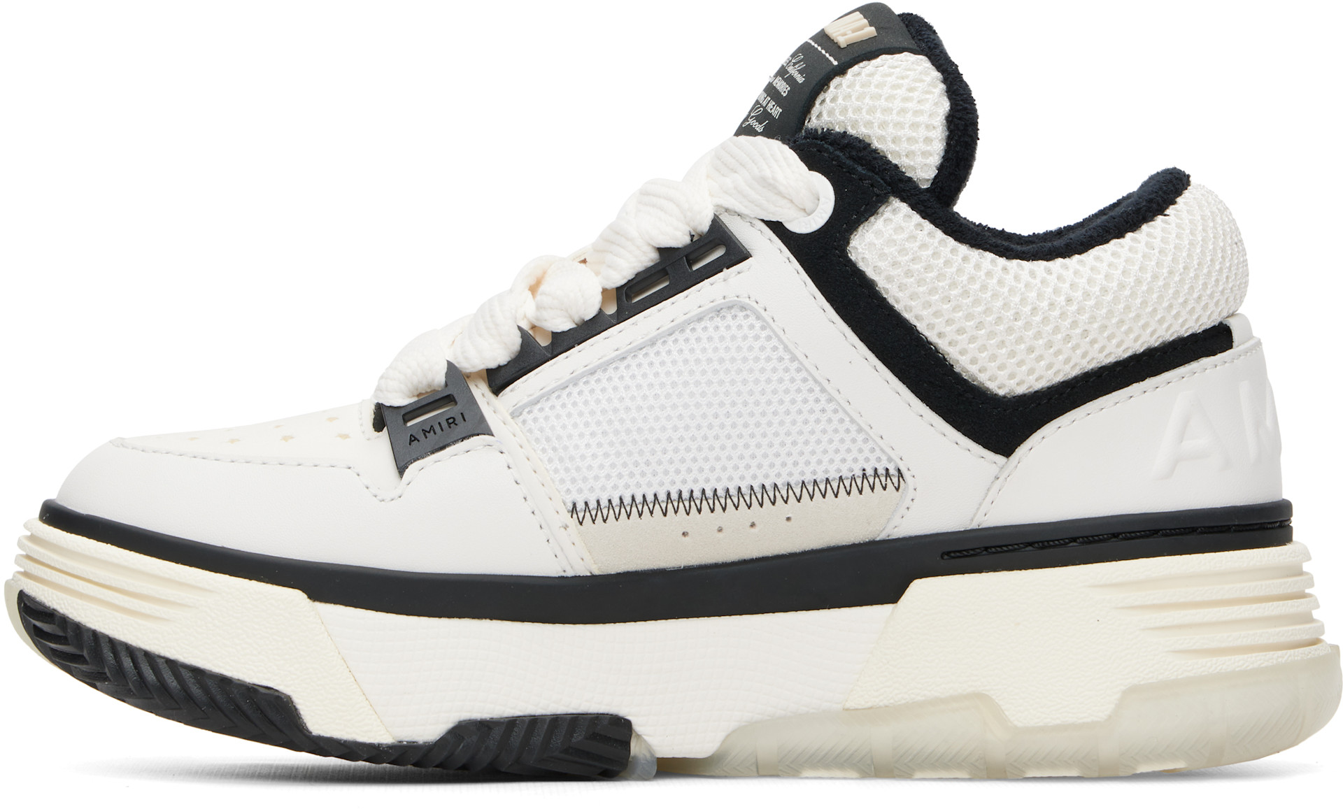 AMIRI - Baskets MA-1 blanc et noir