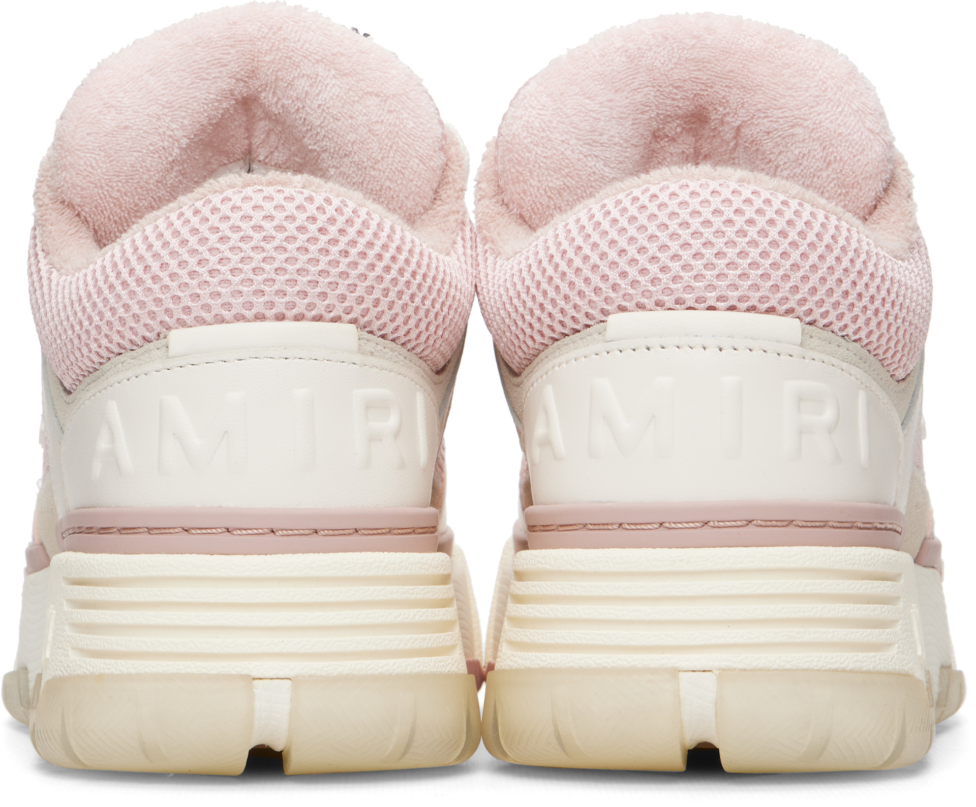 AMIRI - Baskets MA-1 blanc et rose