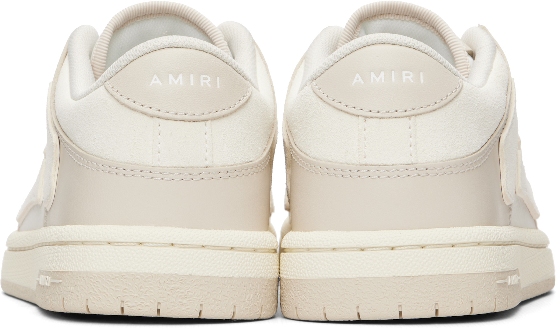 AMIRI: Off-White Skel-Top Low Sneakers | SSENSE