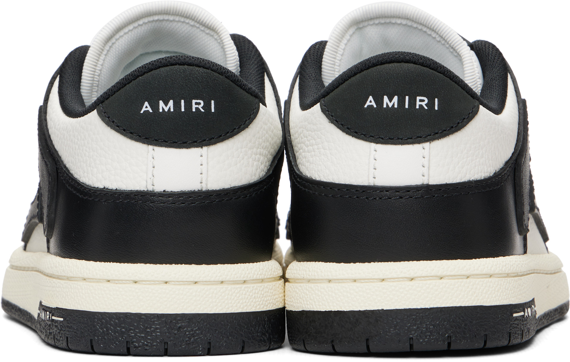 AMIRI: ブラック＆ホワイト Skel-Top ローカットスニーカー | SSENSE 日本