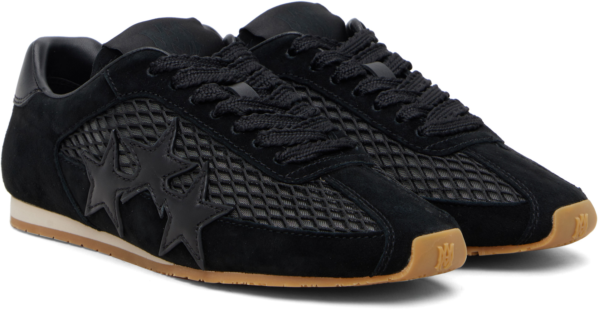 AMIRI - Baskets Pacific noires en filet