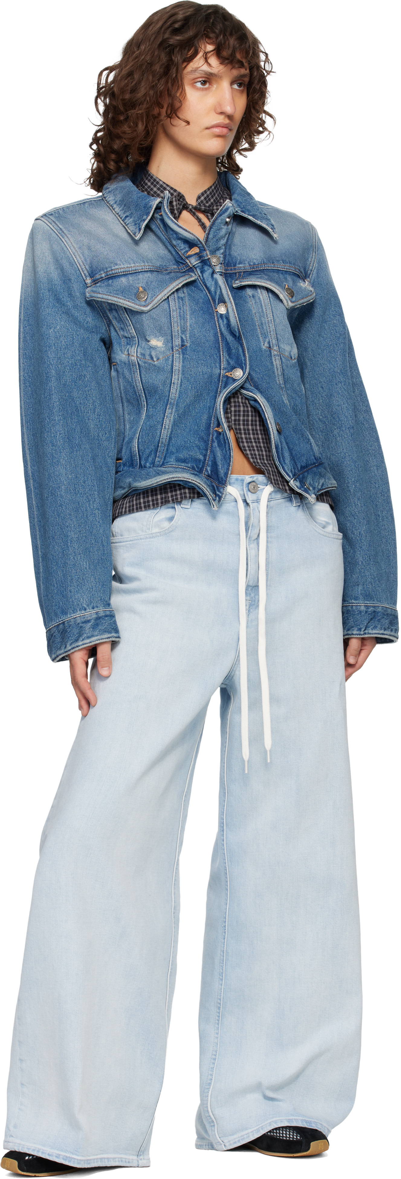 AMIRI - Baskets Pacific noires en filet