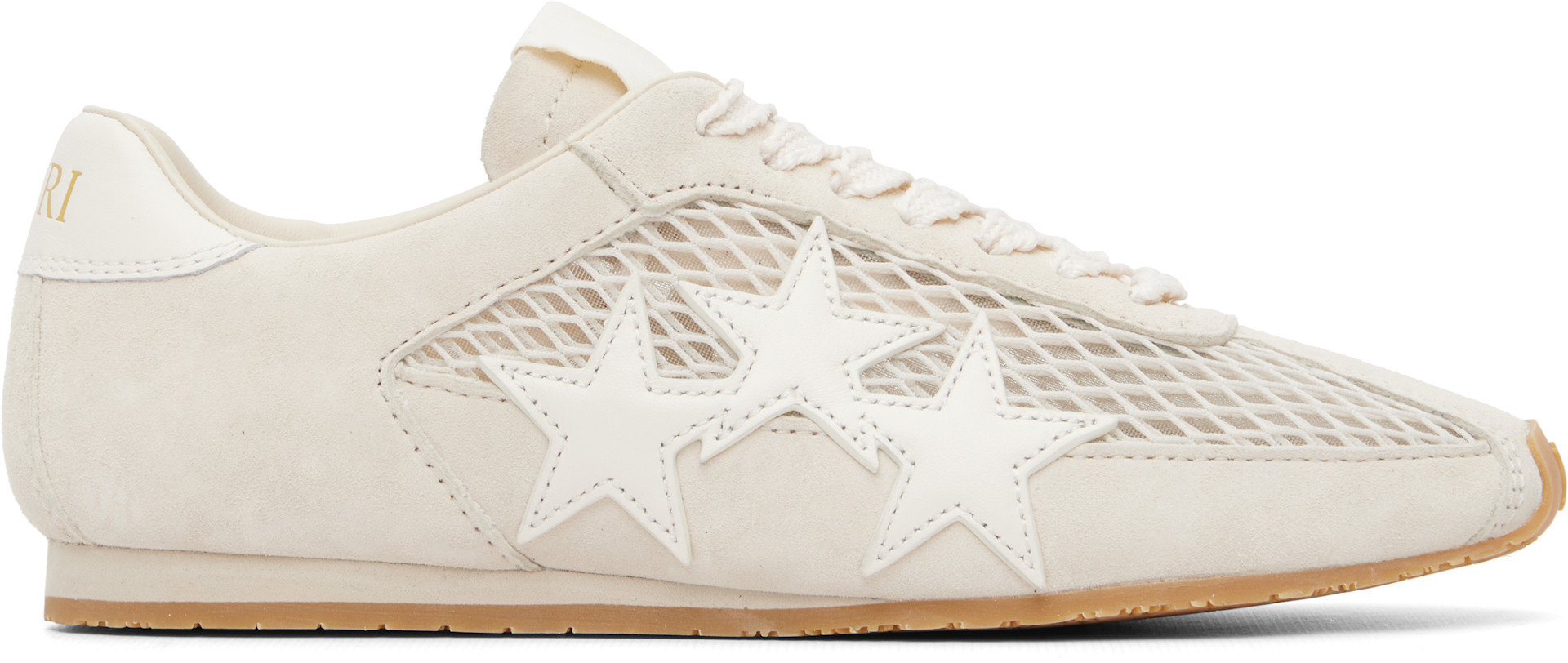 AMIRI - Baskets Pacific blanc cassé en filet