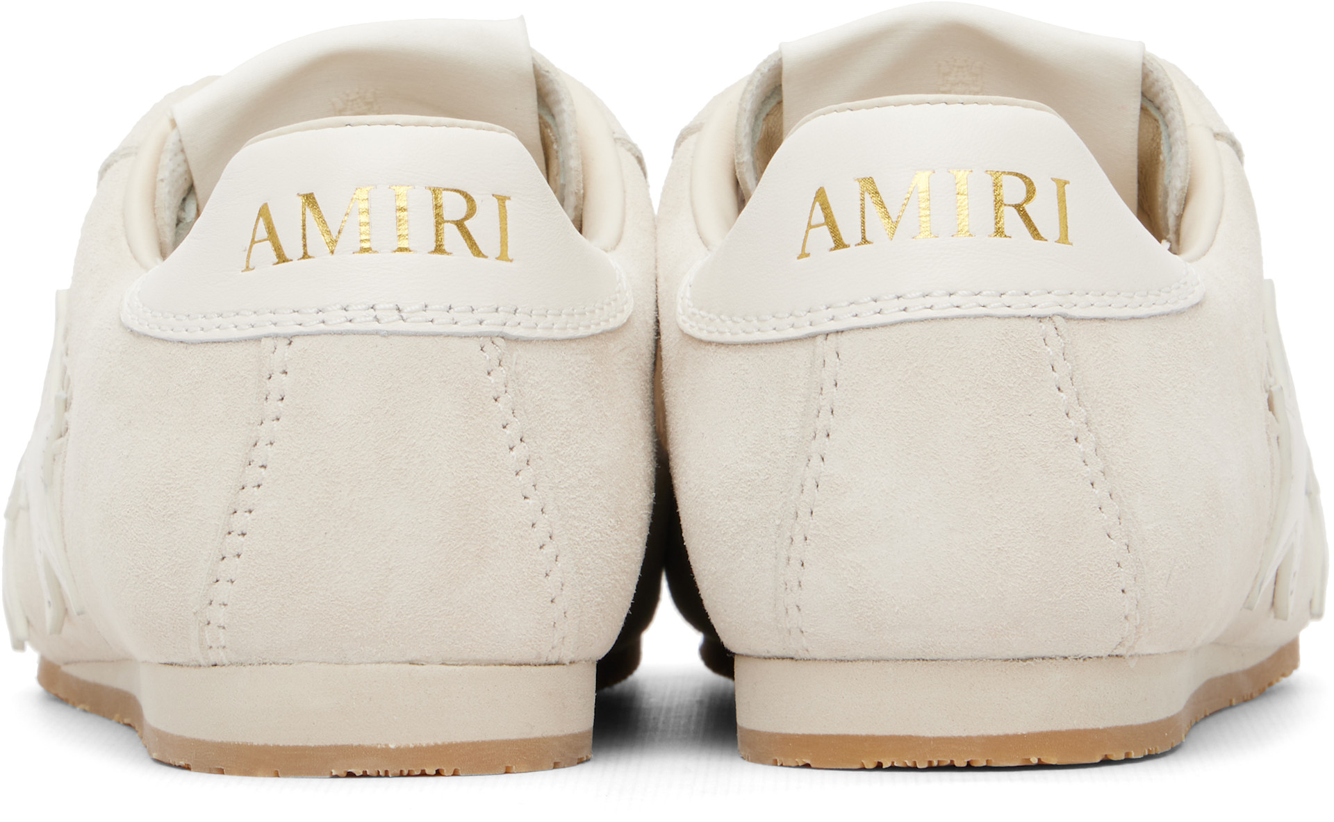 AMIRI - Baskets Pacific blanc cassé en filet