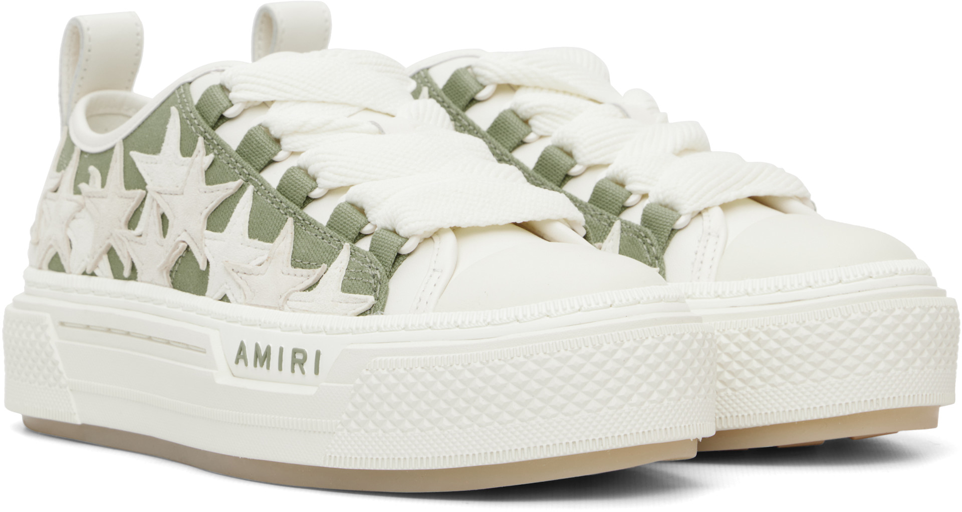 AMIRI: グリーン Stars Court Low スニーカー | SSENSE 日本