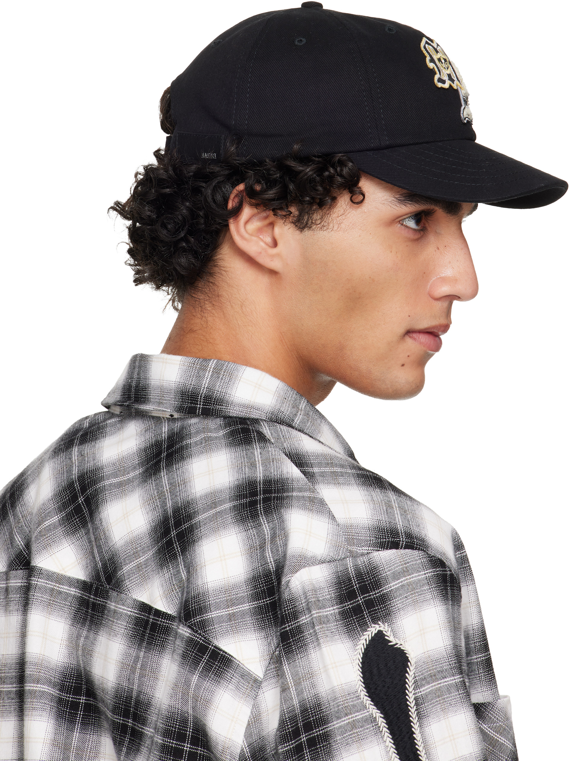 AMIRI - Black Varsity Patch Cap