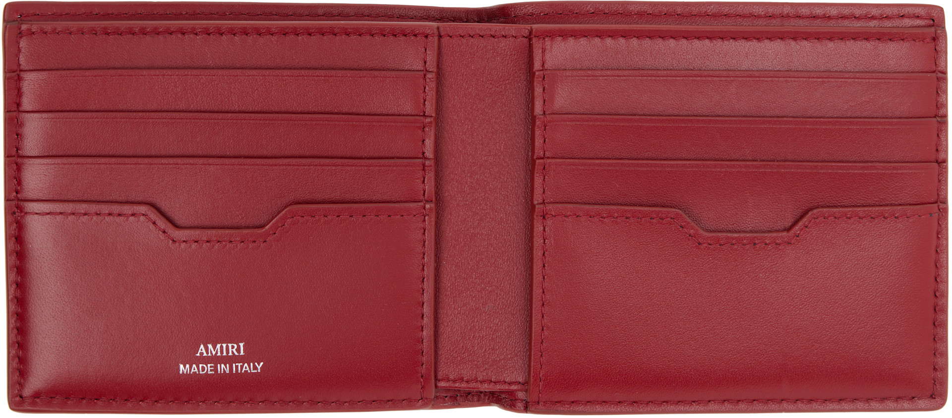 AMIRI - Red Lunar New Year 'MA' Quad Leather Bifold Wallet