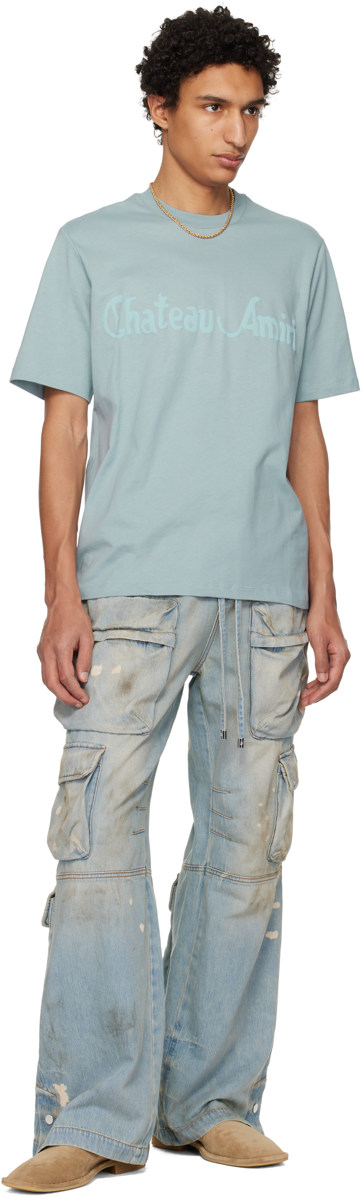 AMIRI - Blue Cargo Jeans