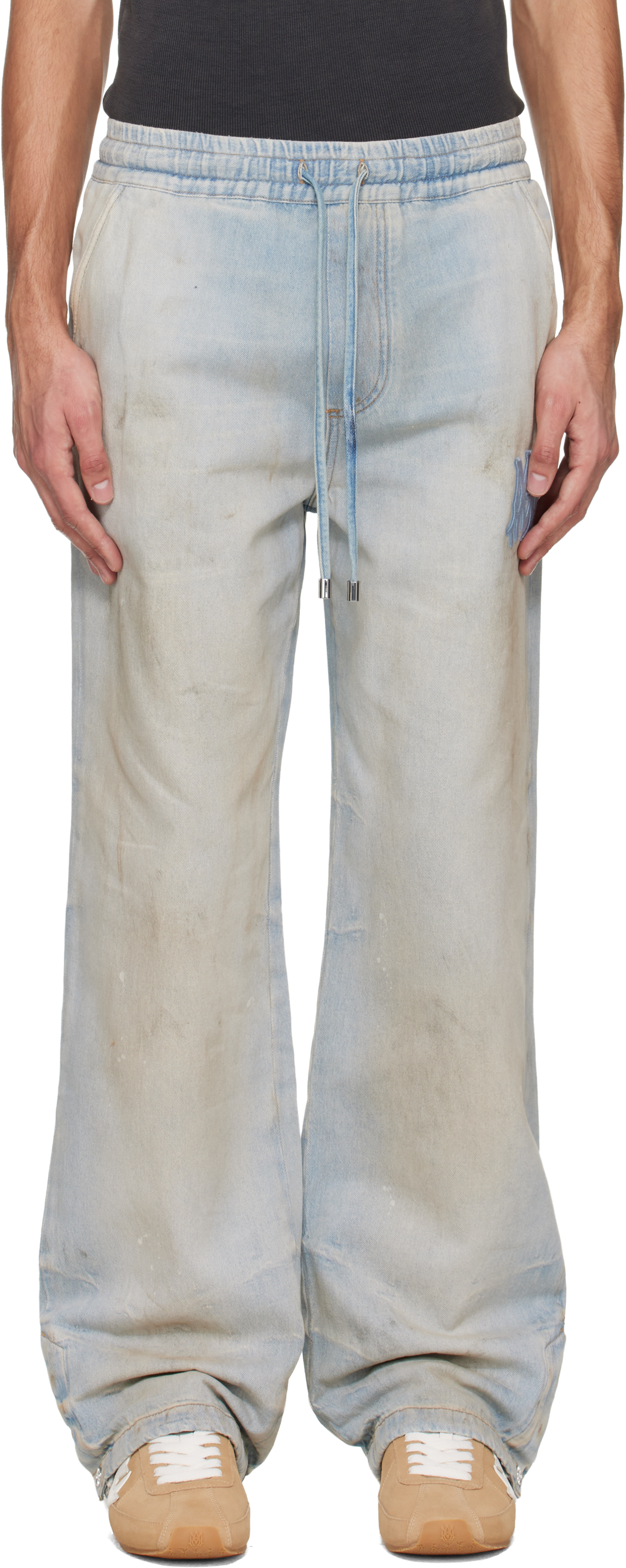 AMIRI: Blue Relaxed Baggy Jeans | SSENSE