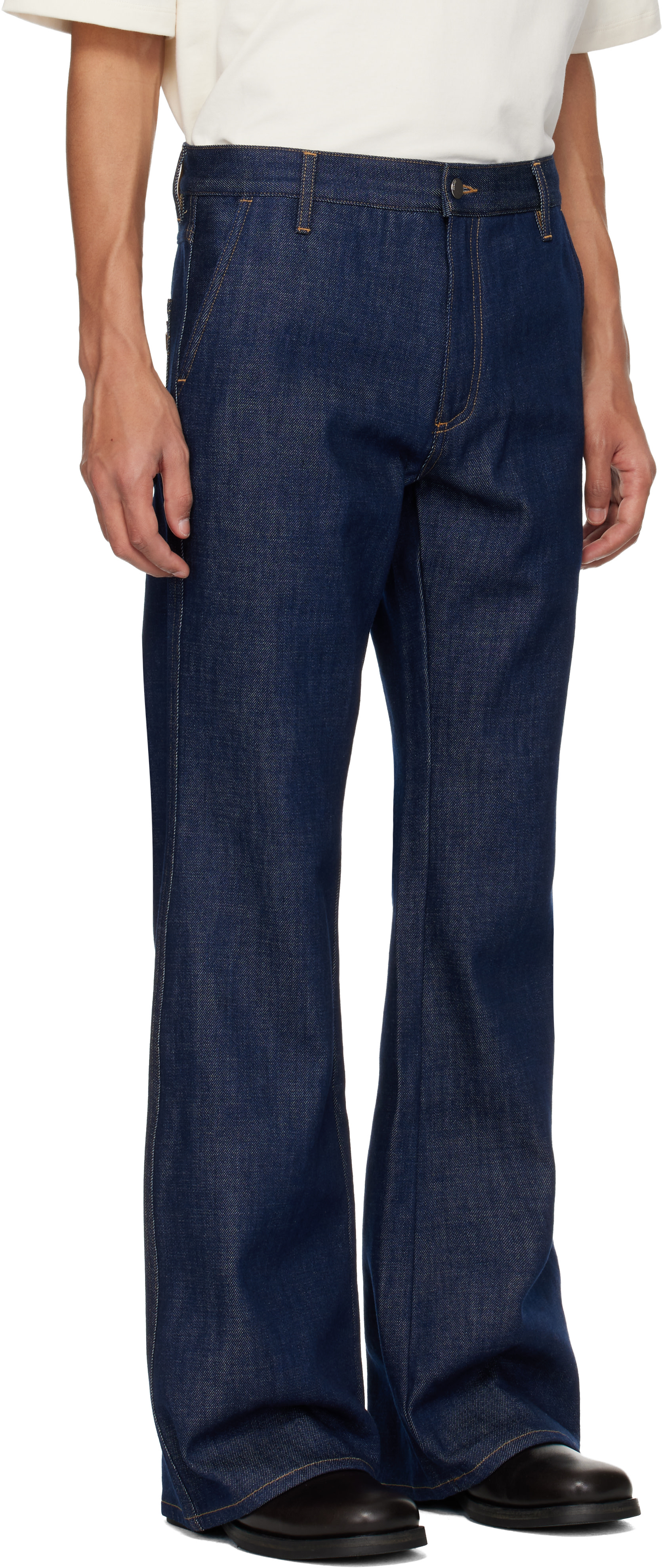 AMIRI - Jean semi-évasé bleu