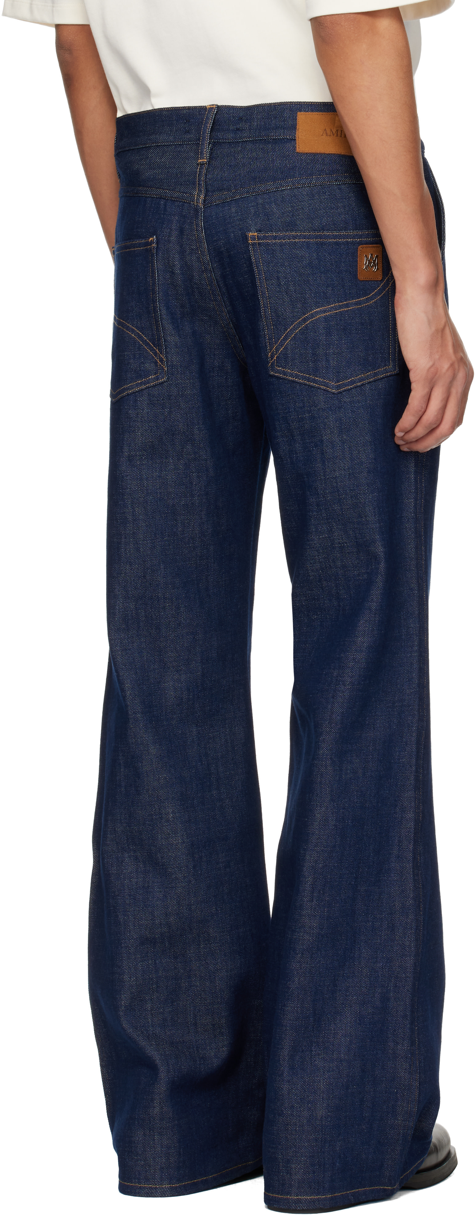 AMIRI - Jean semi-évasé bleu