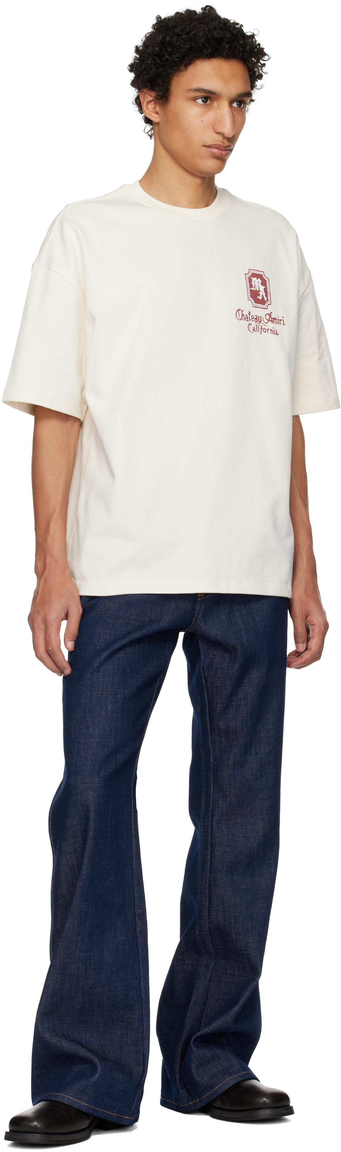 AMIRI - Jean semi-évasé bleu