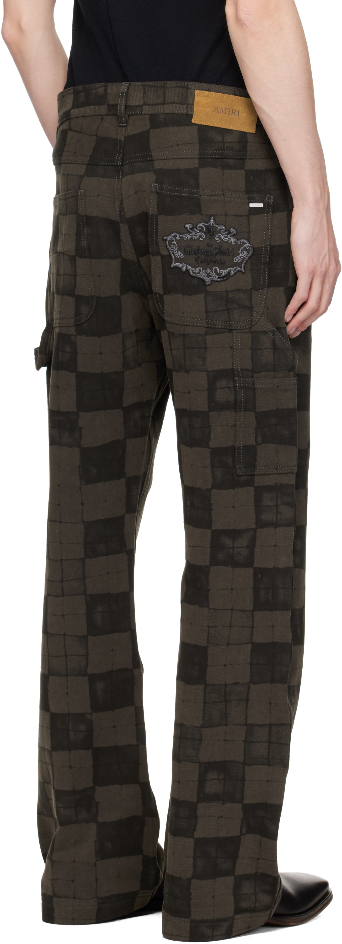 AMIRI - Brown Chateau Crest Carpenter Jeans