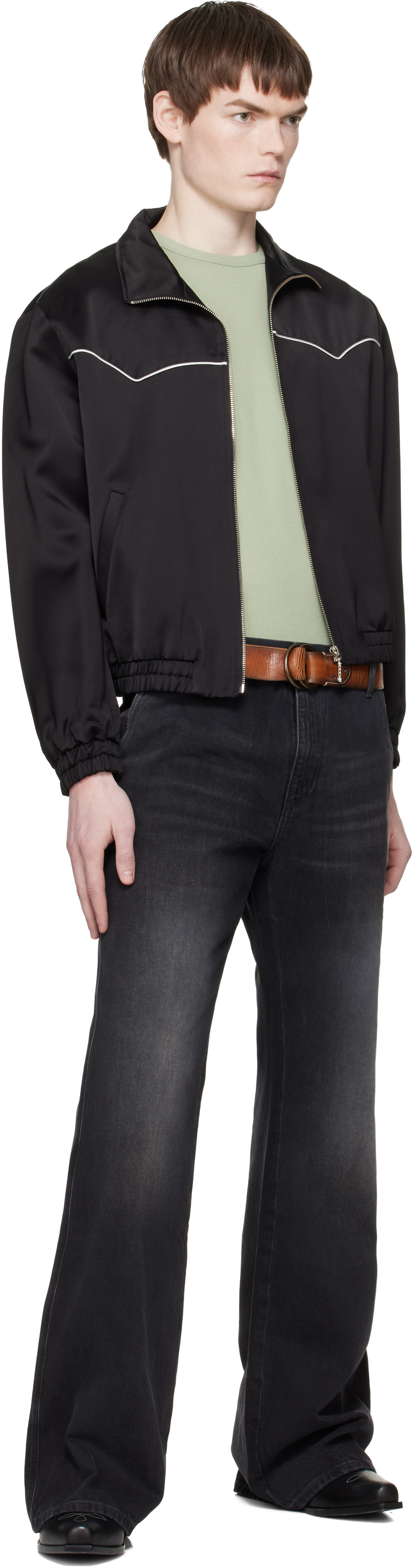 AMIRI - Jean semi-évasé noir