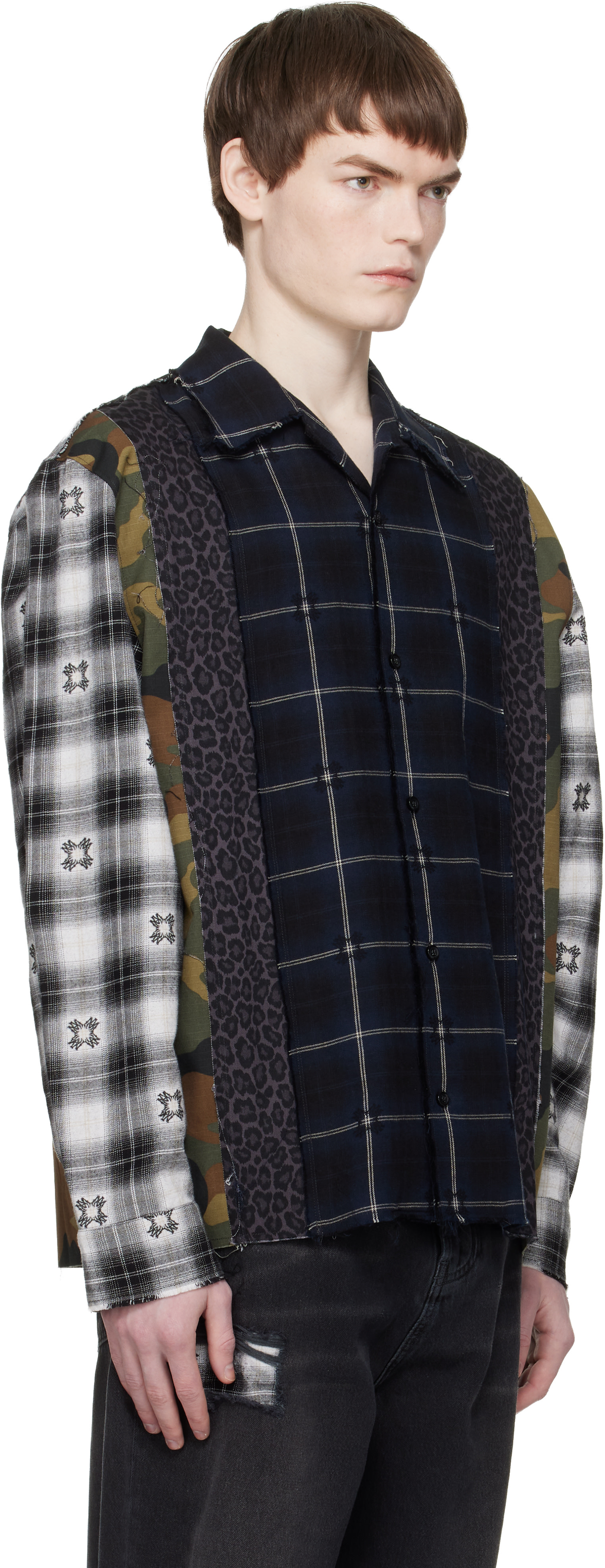 AMIRI - Multicolor Spliced MA Quad Flannel Shirt