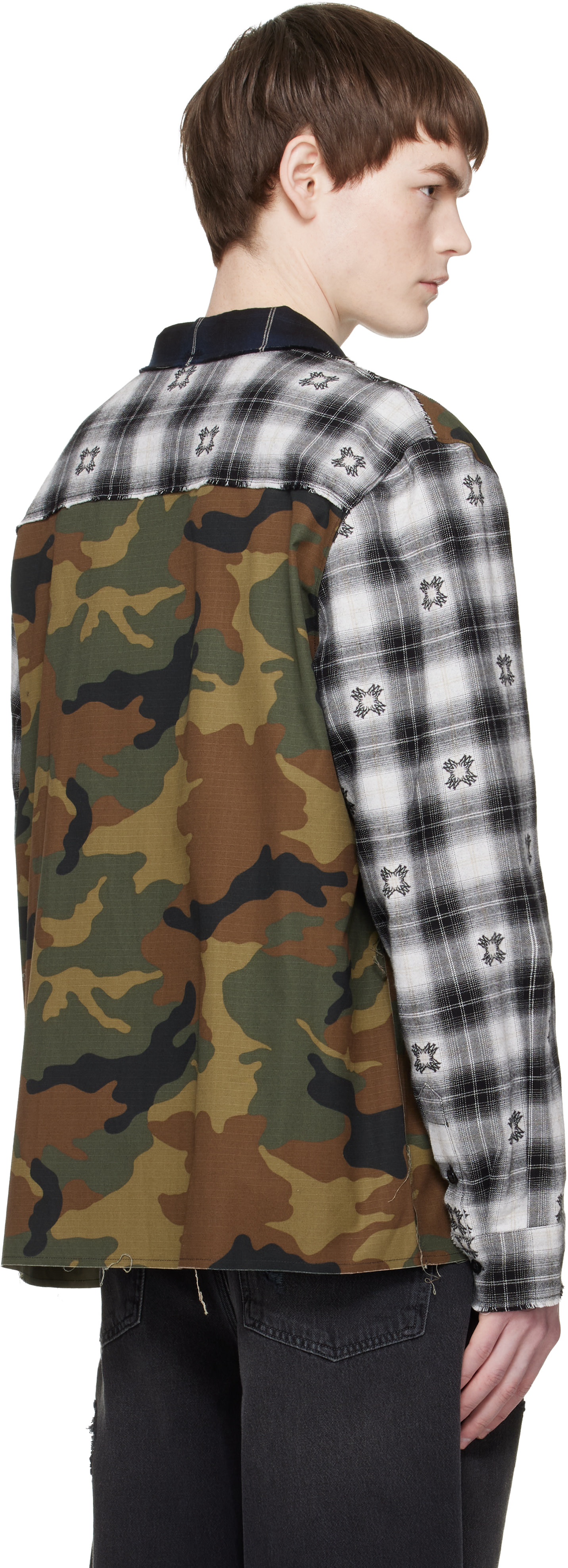 AMIRI - Multicolor Spliced MA Quad Flannel Shirt