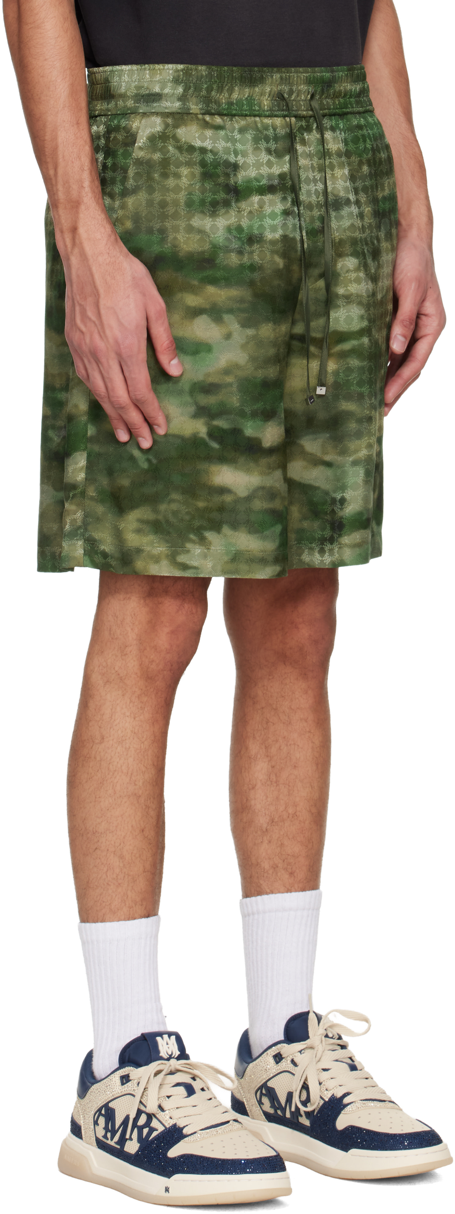 AMIRI: グリーン MA Quad Camo ショートパンツ | SSENSE 日本