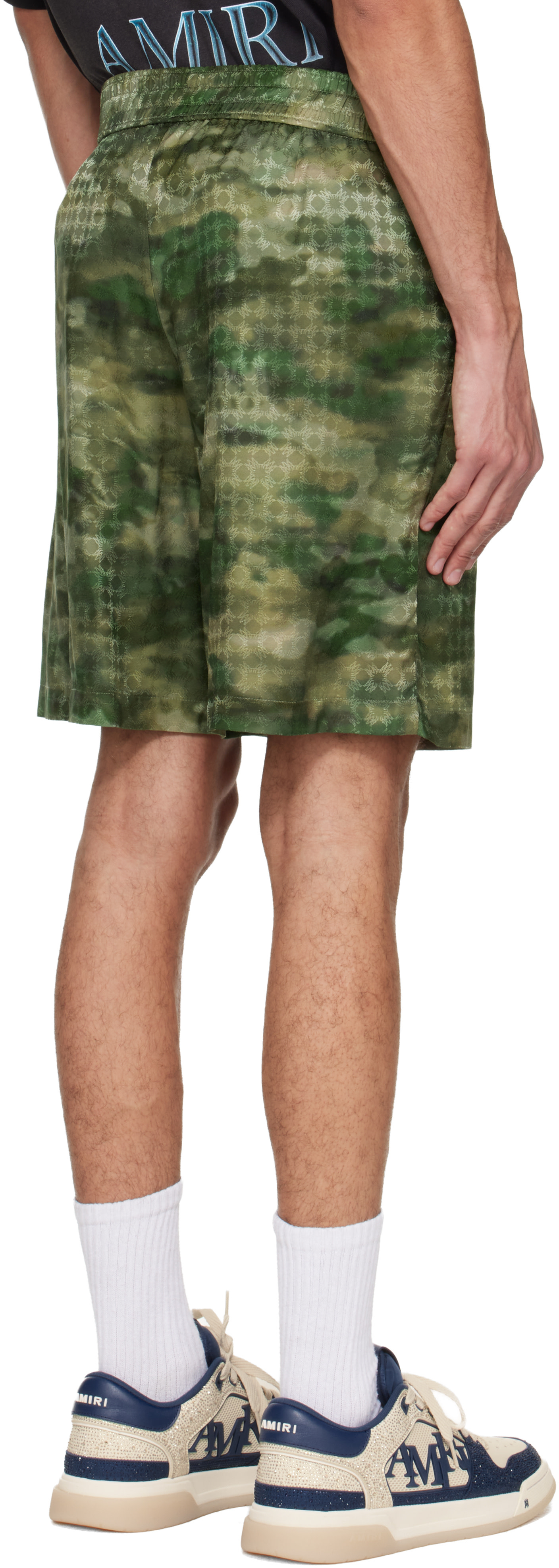 AMIRI: グリーン MA Quad Camo ショートパンツ | SSENSE 日本