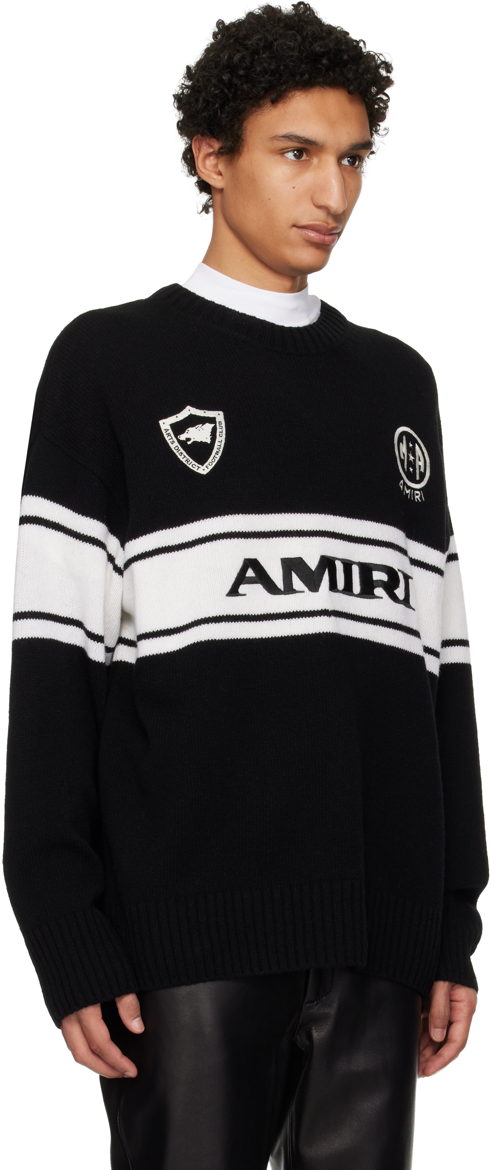 AMIRI: ブラック 'AMIRI' Sport セーター | SSENSE 日本