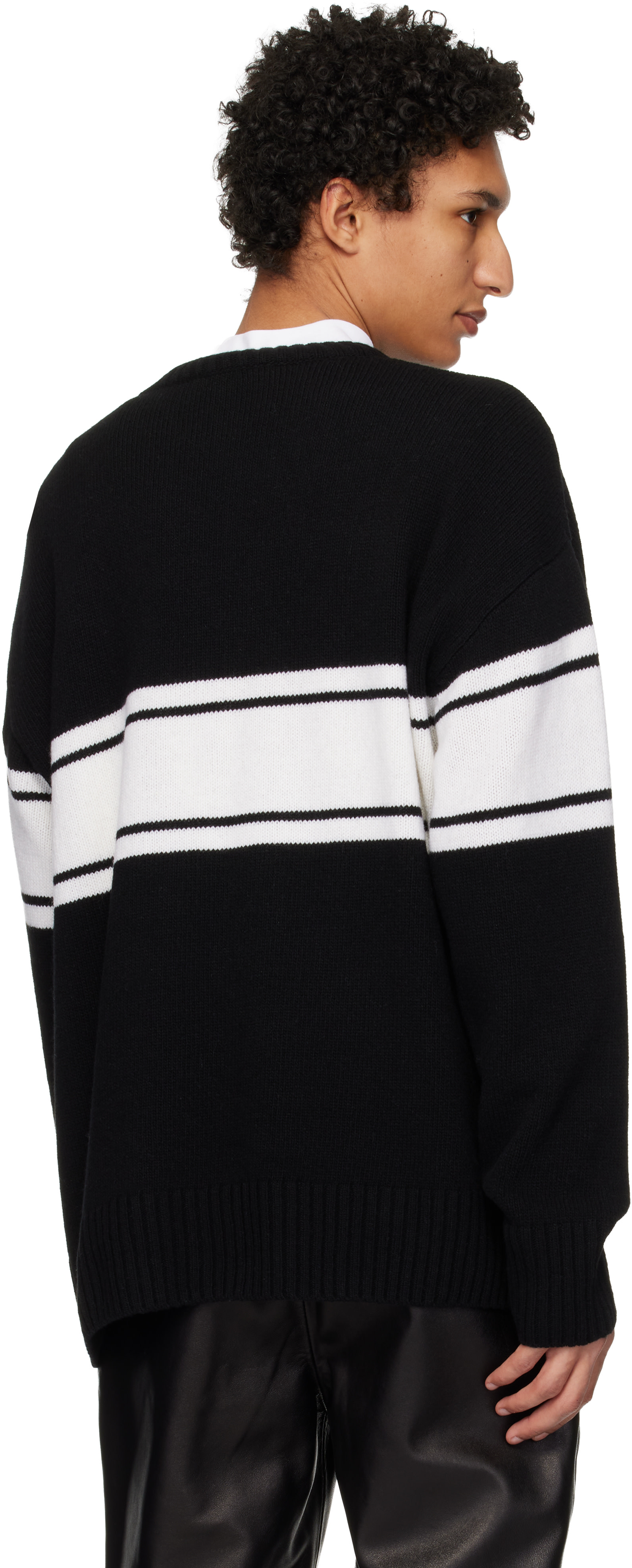 AMIRI - Pull de sport noir à logo