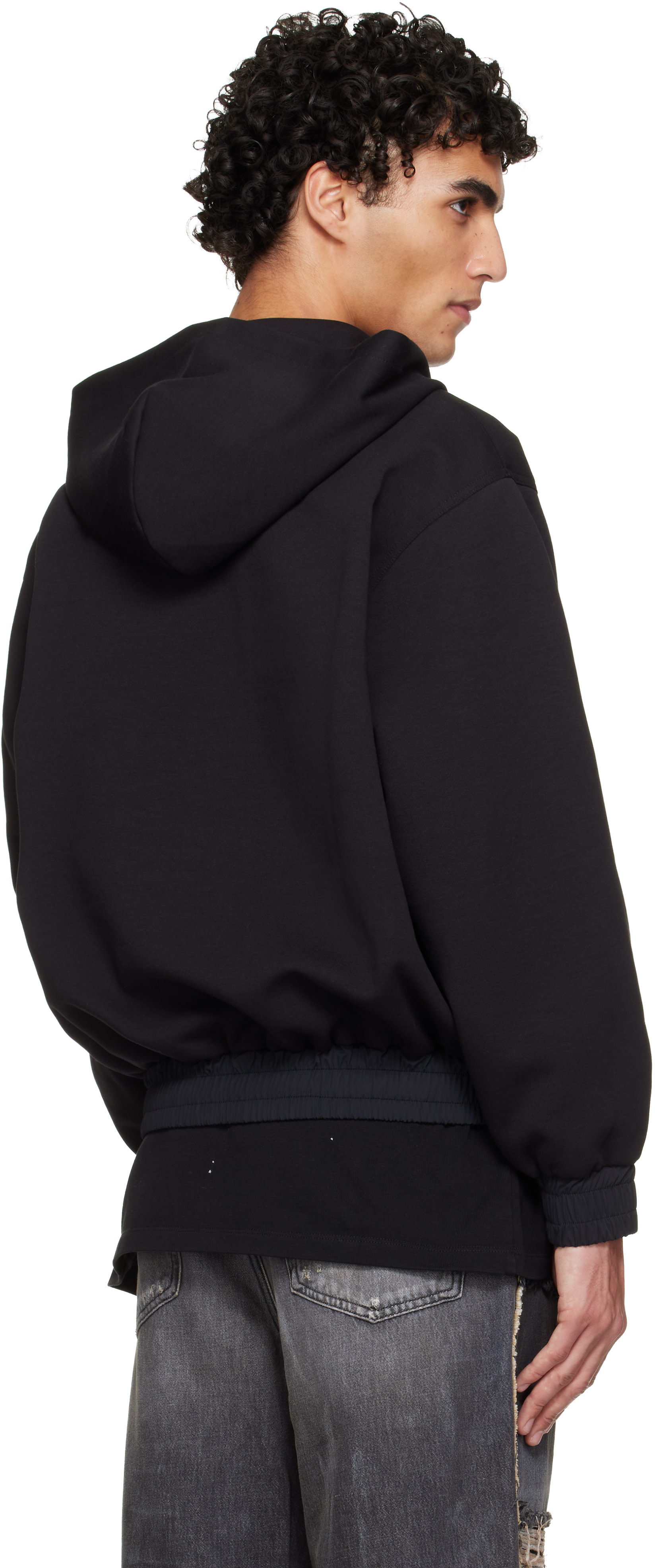 AMIRI: Black MA Hooded Jacket | SSENSE
