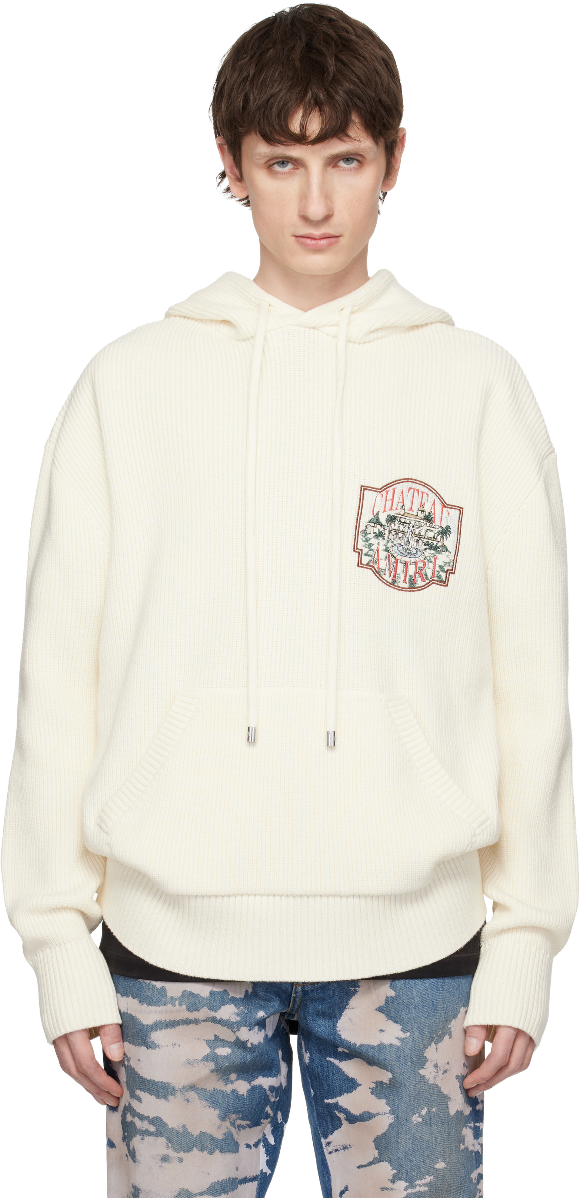 AMIRI: Off-White Chateau Sketch Hoodie | SSENSE Netherlands
