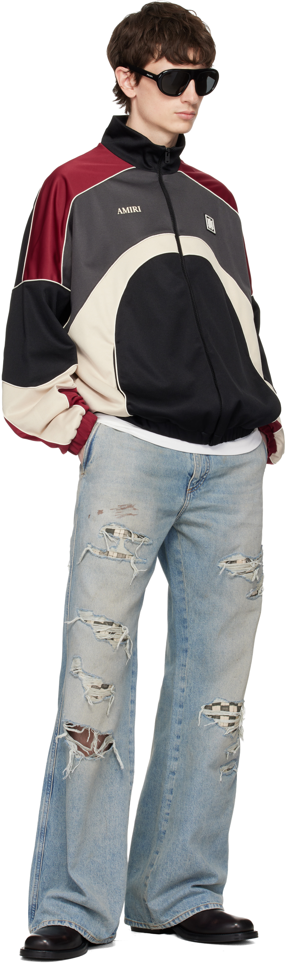 AMIRI - Multicolor Oversized Panel Track Jacket