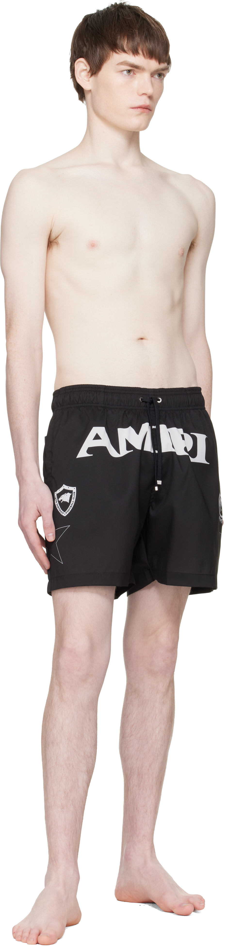 AMIRI: ブラック 'AMIRI Sport' スイムショーツ | SSENSE 日本