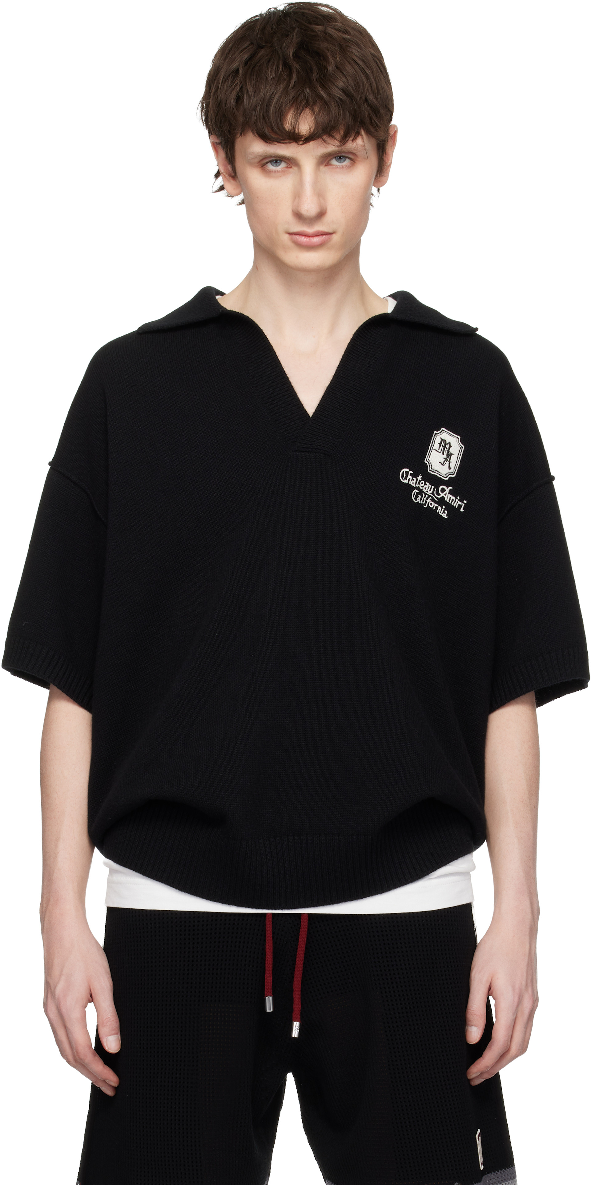 AMIRI - Black MA Chateau Polo