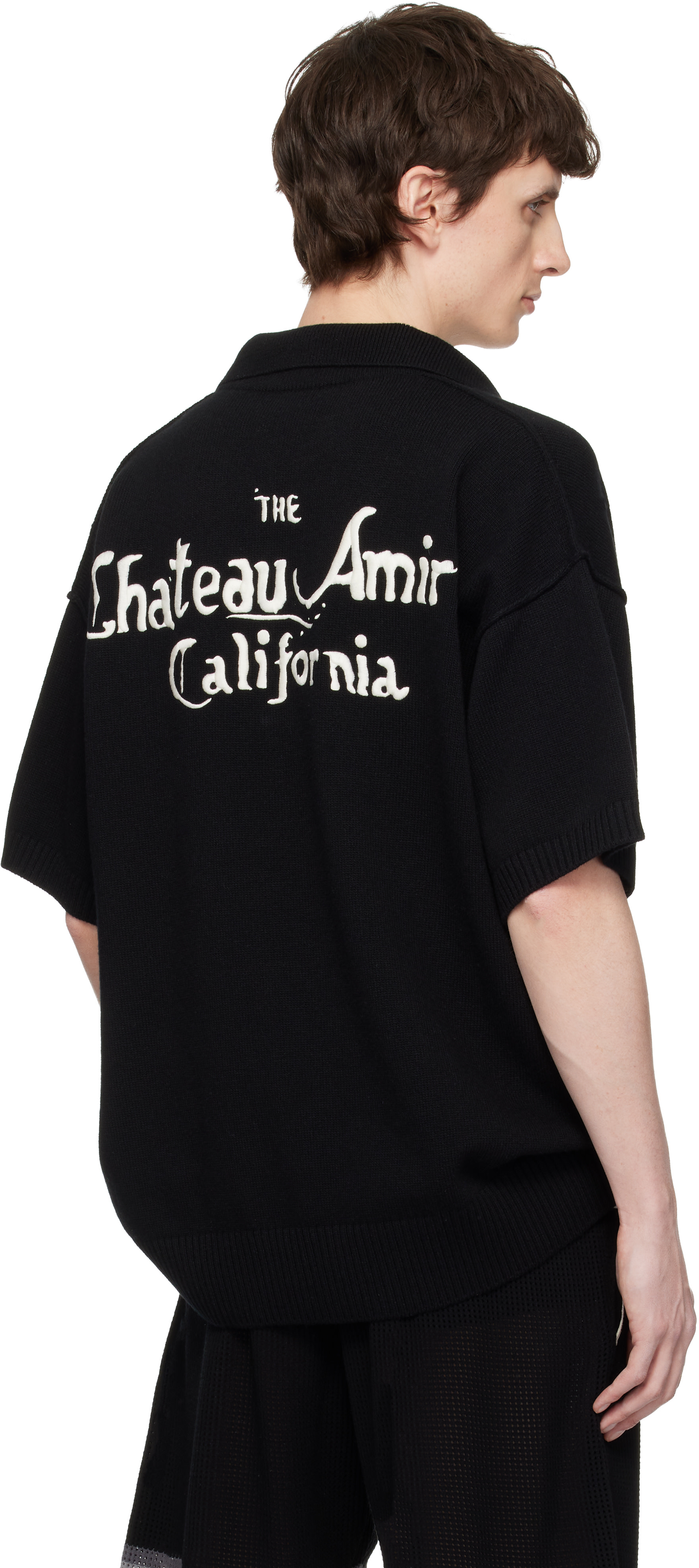 AMIRI - Black MA Chateau Polo