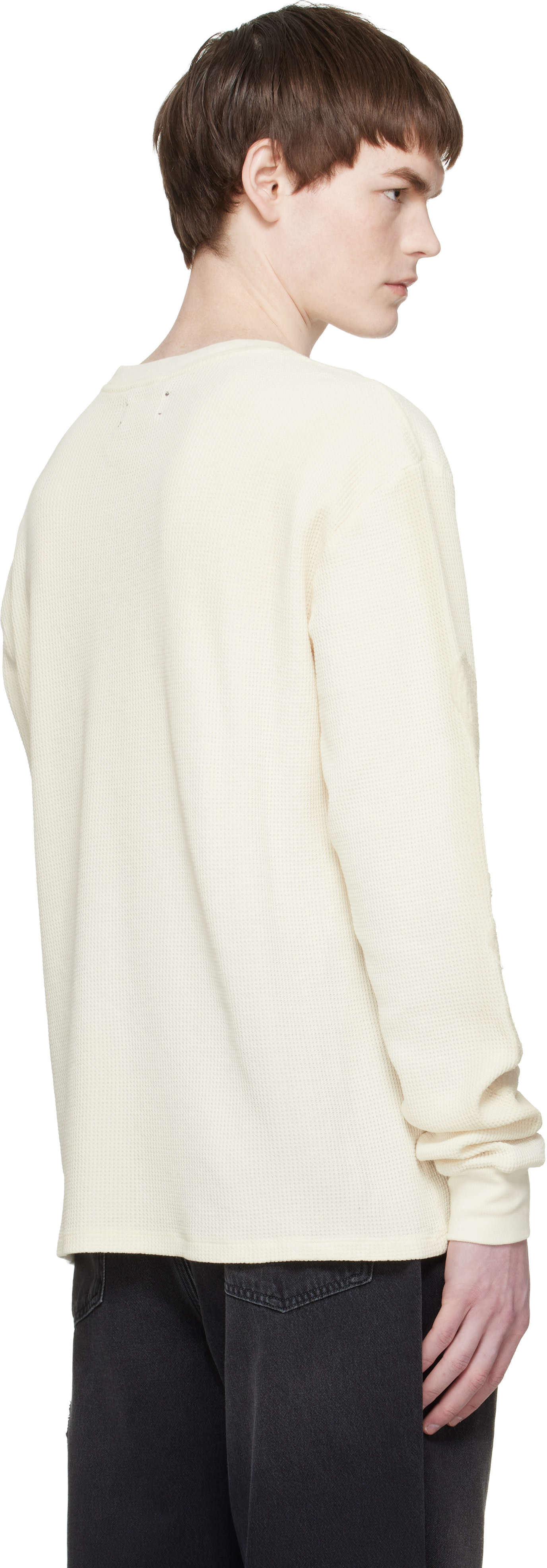 AMIRI: Off-White Bones Long Sleeve T-shirt | SSENSE