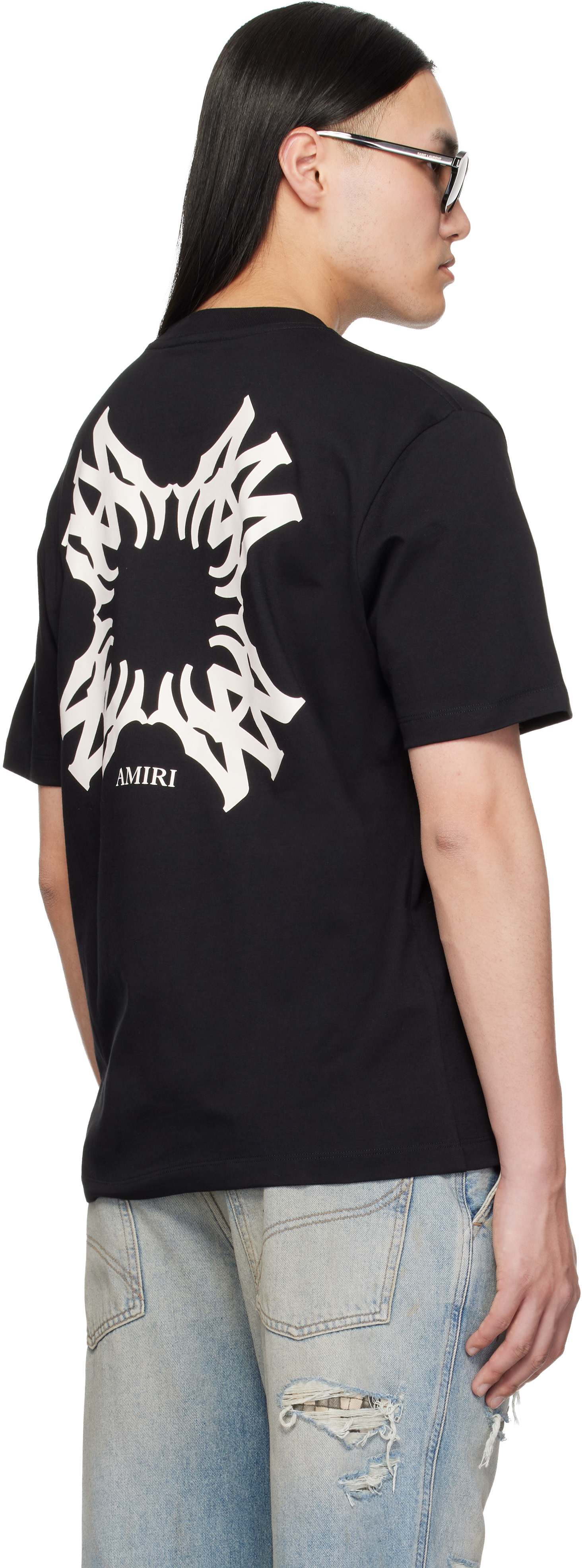 AMIRI: Black MA Quad T-shirt | SSENSE
