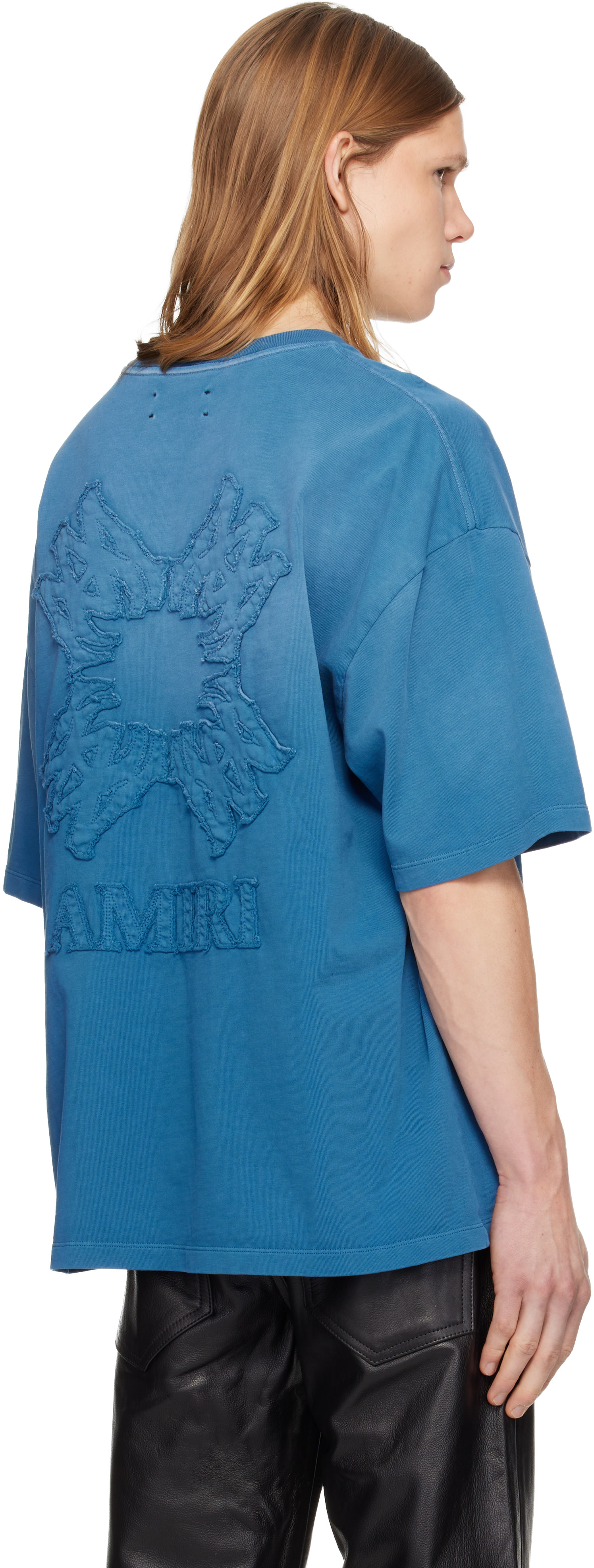 AMIRI - ブルー MA Quad オーバーサイズ Tシャツ