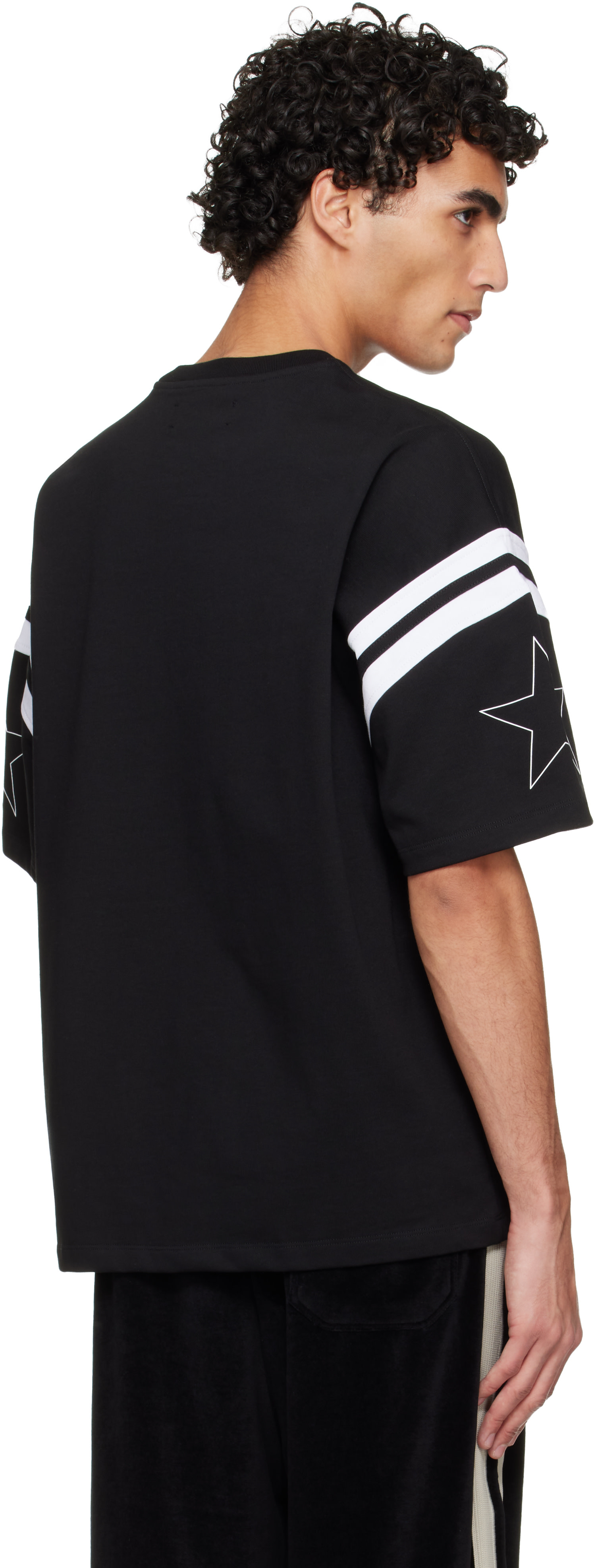 AMIRI: Black 'AMIRI' Sport Oversized T-shirt | SSENSE Canada