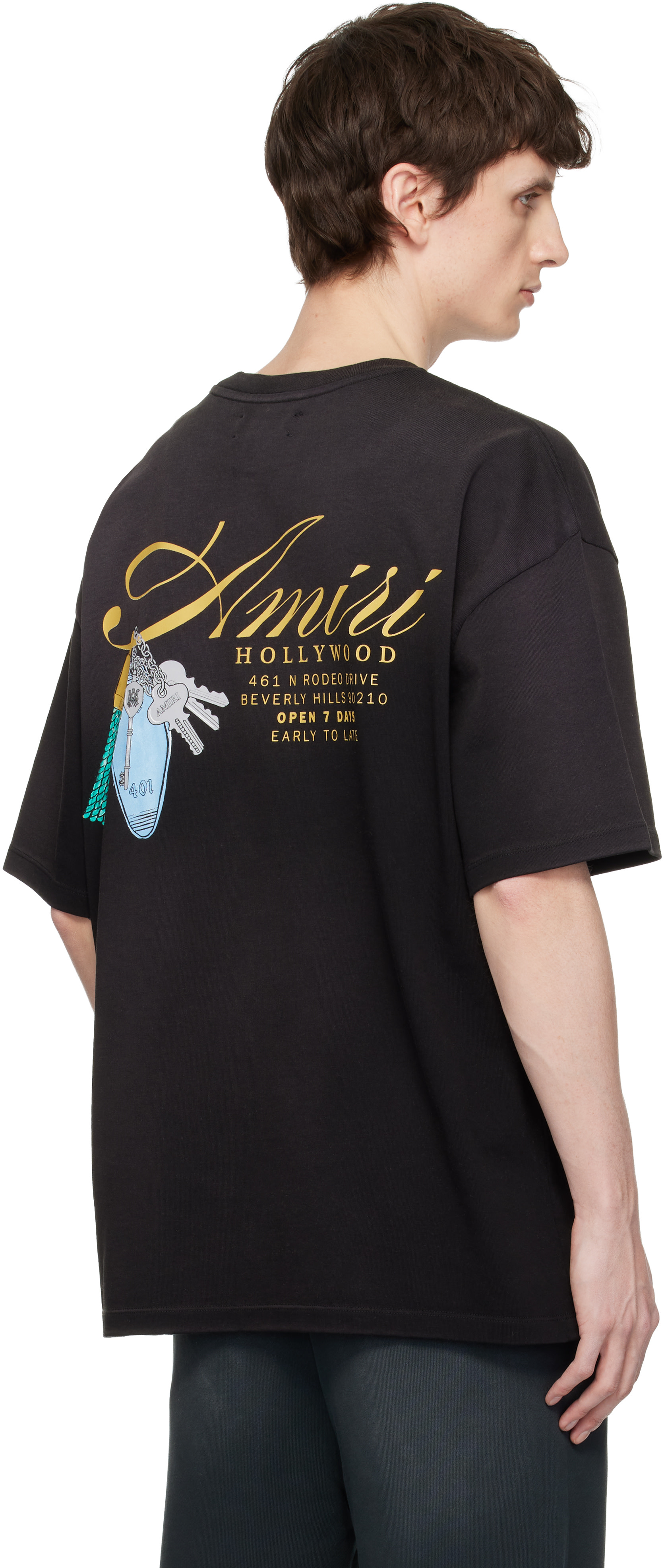 AMIRI - Black Chateau Keys T-shirt