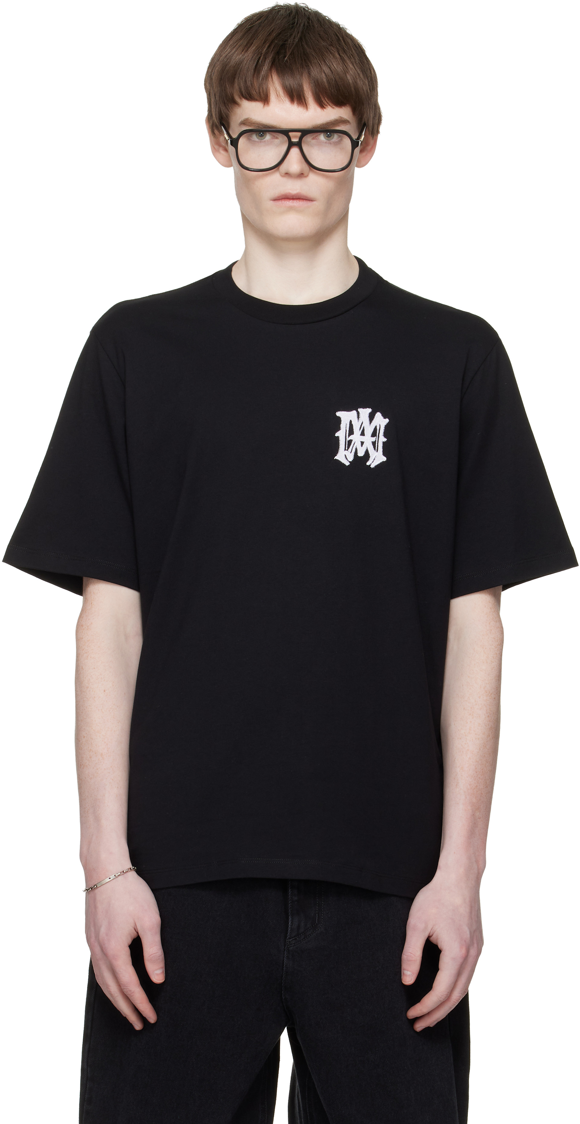 AMIRI: Black MA Chateau T-shirt | SSENSE United Kingdom