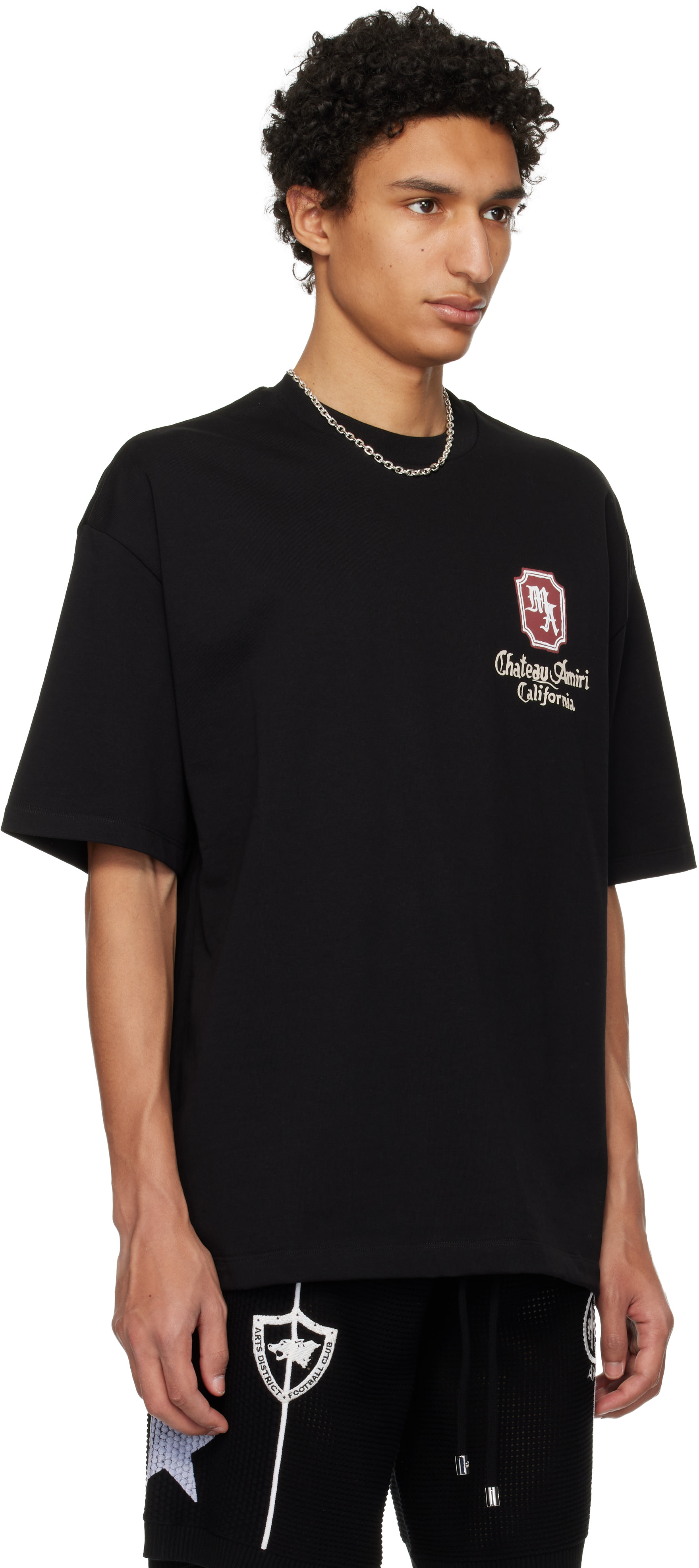 AMIRI: Black MA Chateau Oversized T-shirt | SSENSE